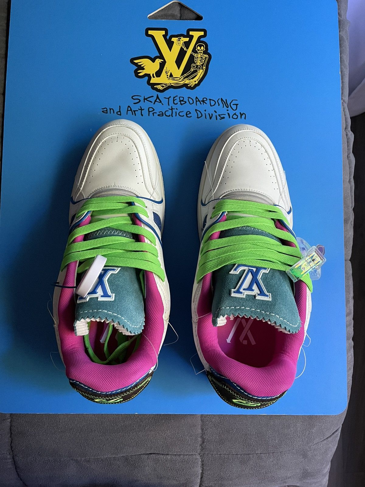 Louis Vuitton Louis Vuitton SoHo Exclusive White Upcycled Trainer Sneaker Size US 8 / EU 41 - 7 Thumbnail