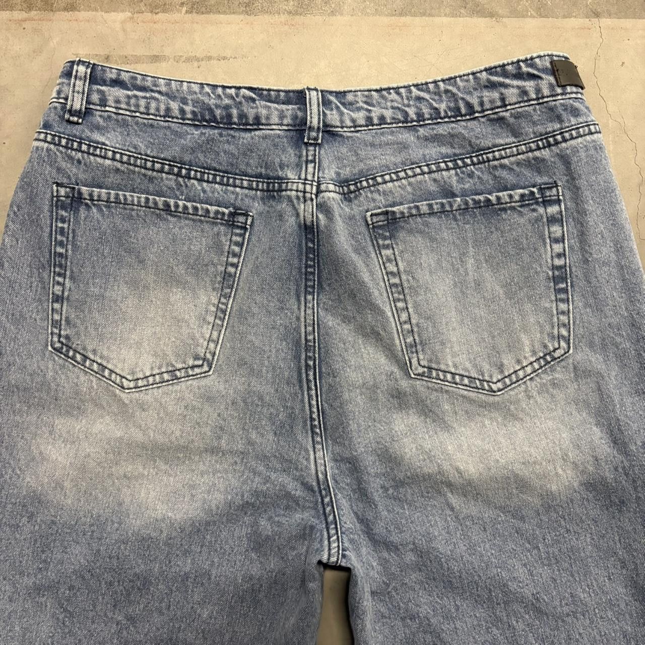 Vintage Crazy Vintage Y2K/2000s Super Baggy Wideleg Skater Style Light Wash Denim Jeans! Size US 34 / EU 50 - 7 Thumbnail