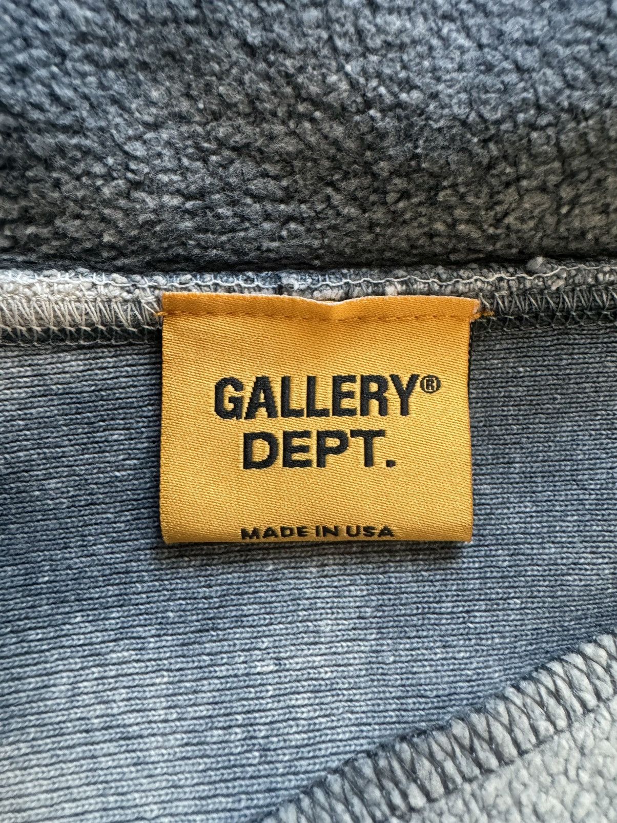 Gallery Dept. Gallery Dept. Reversible French Logo Hoodie Faded Navy Blue Size US L / EU 52-54 / 3 - 11 Thumbnail