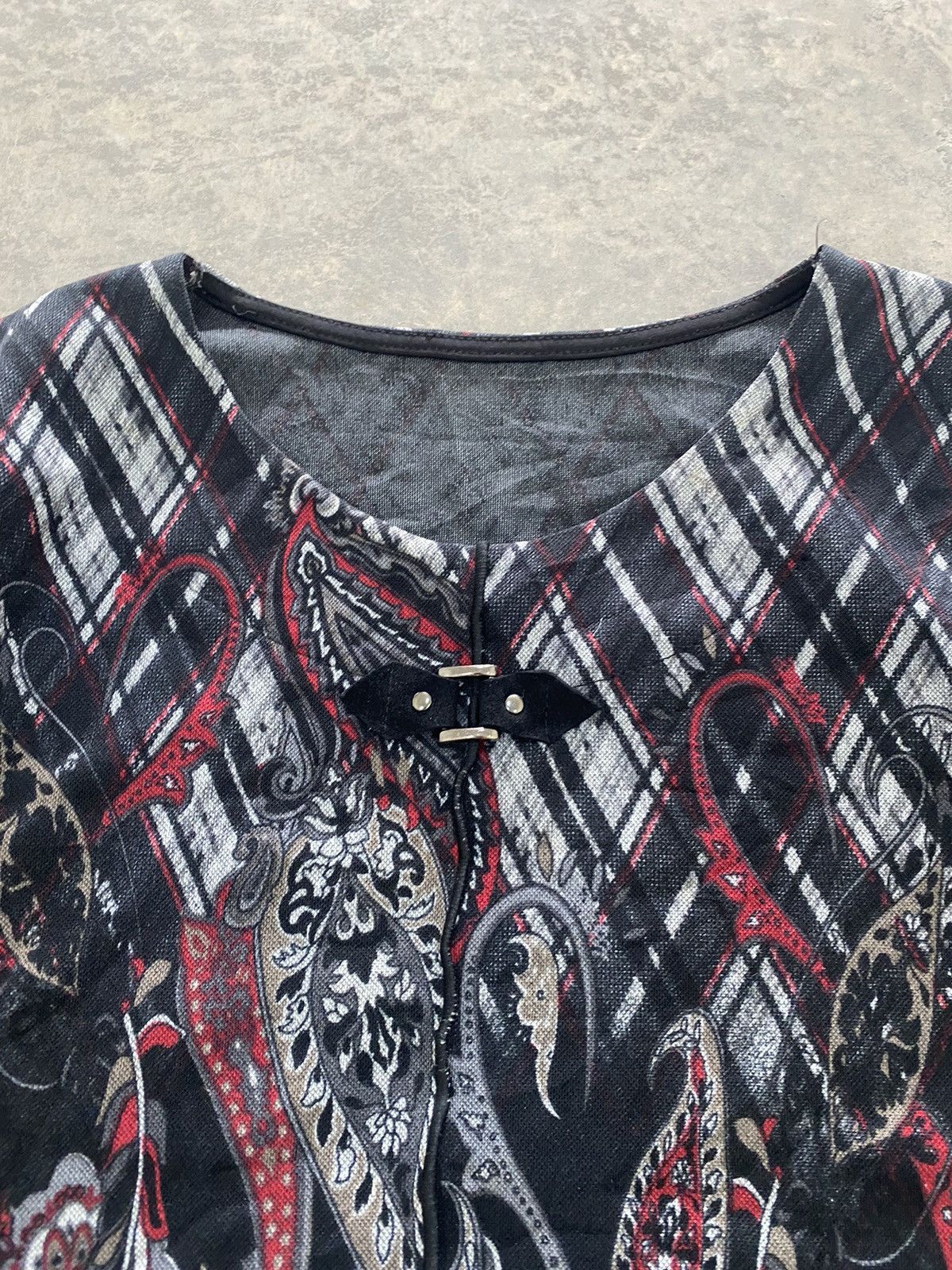 Hysteric Glamour × Japanese Brand × Le Grande Bleu (L.G.B.) PUNK STYLE PAISLEY KNIT SHIRT LS GRUNGE LGB 90s Size US M / EU 48-50 / 2 - 6 Thumbnail