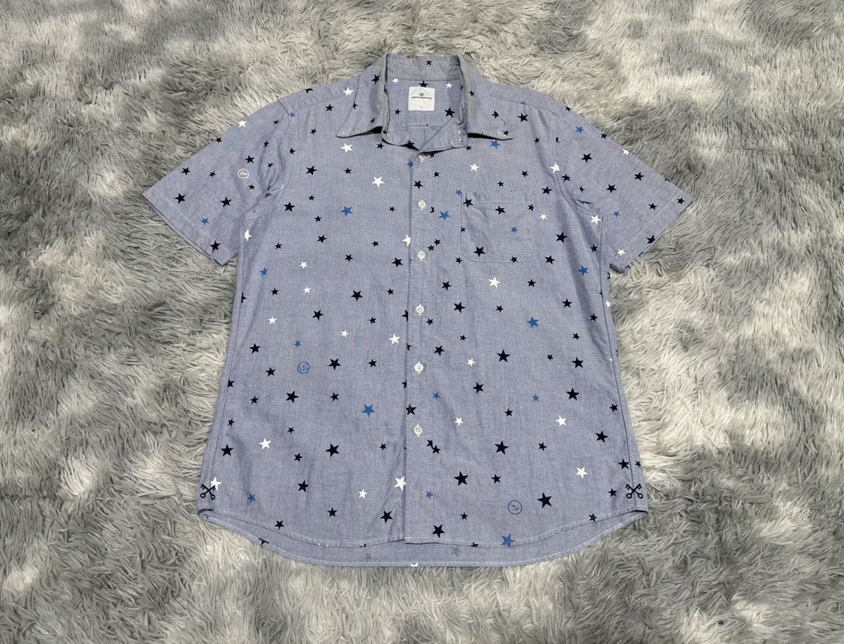 uniform experiment 🔥Uniform Experiment x Fragment Stars Shirt Ss Size US L / EU 52-54 / 3 - 2 Thumbnail
