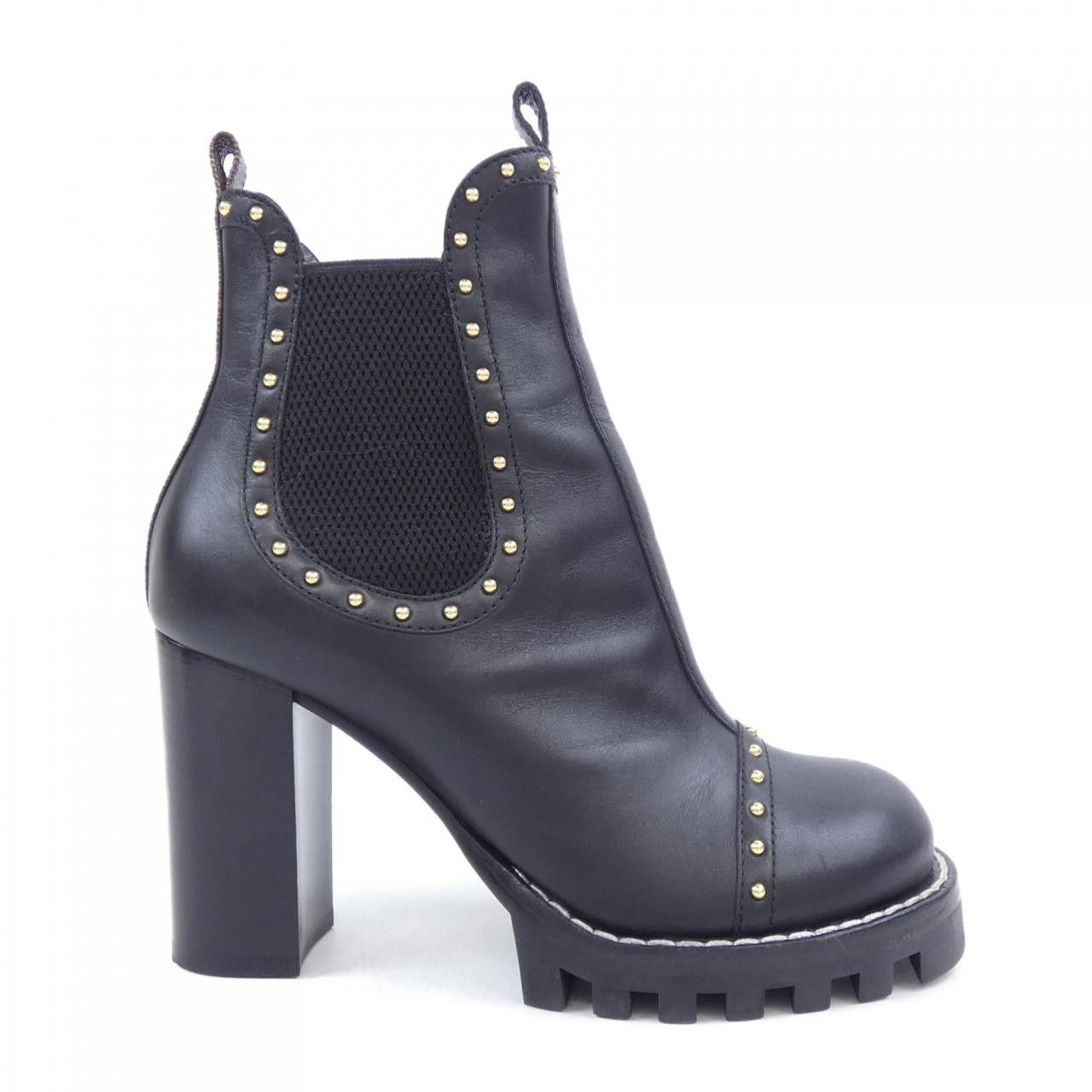 Louis Vuitton Louis Vuitton Louis Vuitton Rockabilly Boots Leather Shoes DUTY FREE for USA Size ONE SIZE - 1 Thumbnail