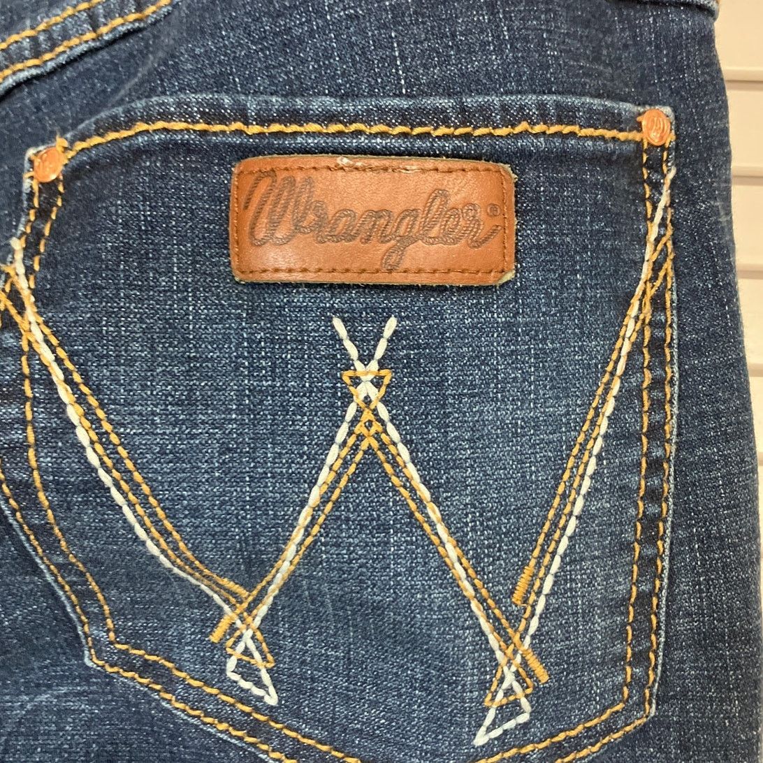 Wrangler Wrangler Retro High-Rise Bootcut Blue Denim Women Jeans 34 Size 34" / US 12 / IT 48 - 6 Thumbnail