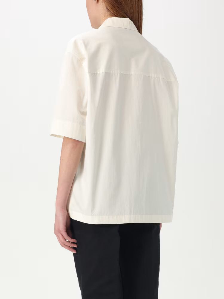 Jil Sander o1loc1c0426 Pocket Cotton Shirt in White Size M / US 6-8 / IT 42-44 - 3 Thumbnail