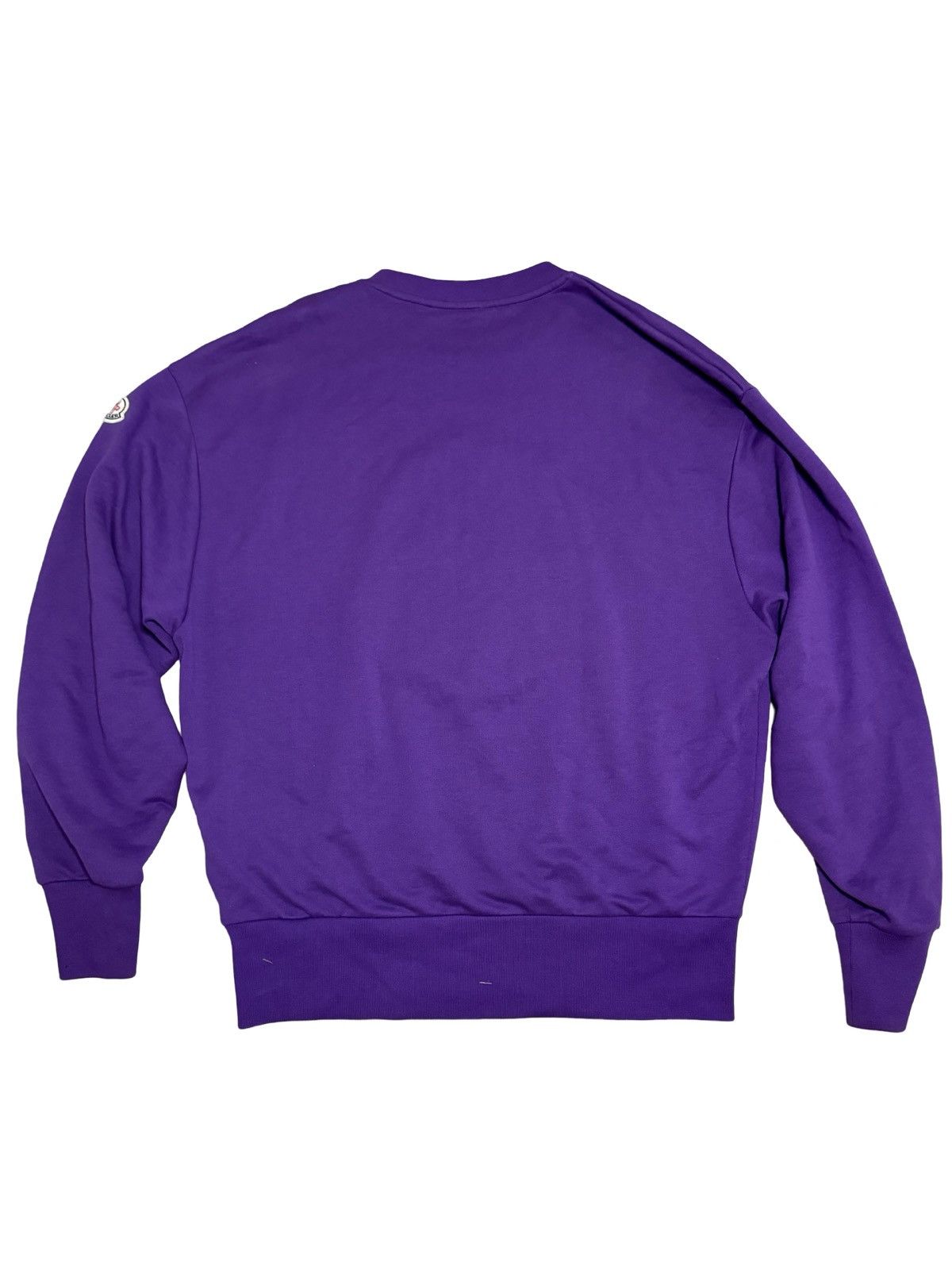 Moncler MONCLER men's purple graphic sweatshirt size Medium Size US M / EU 48-50 / 2 - 2 Thumbnail