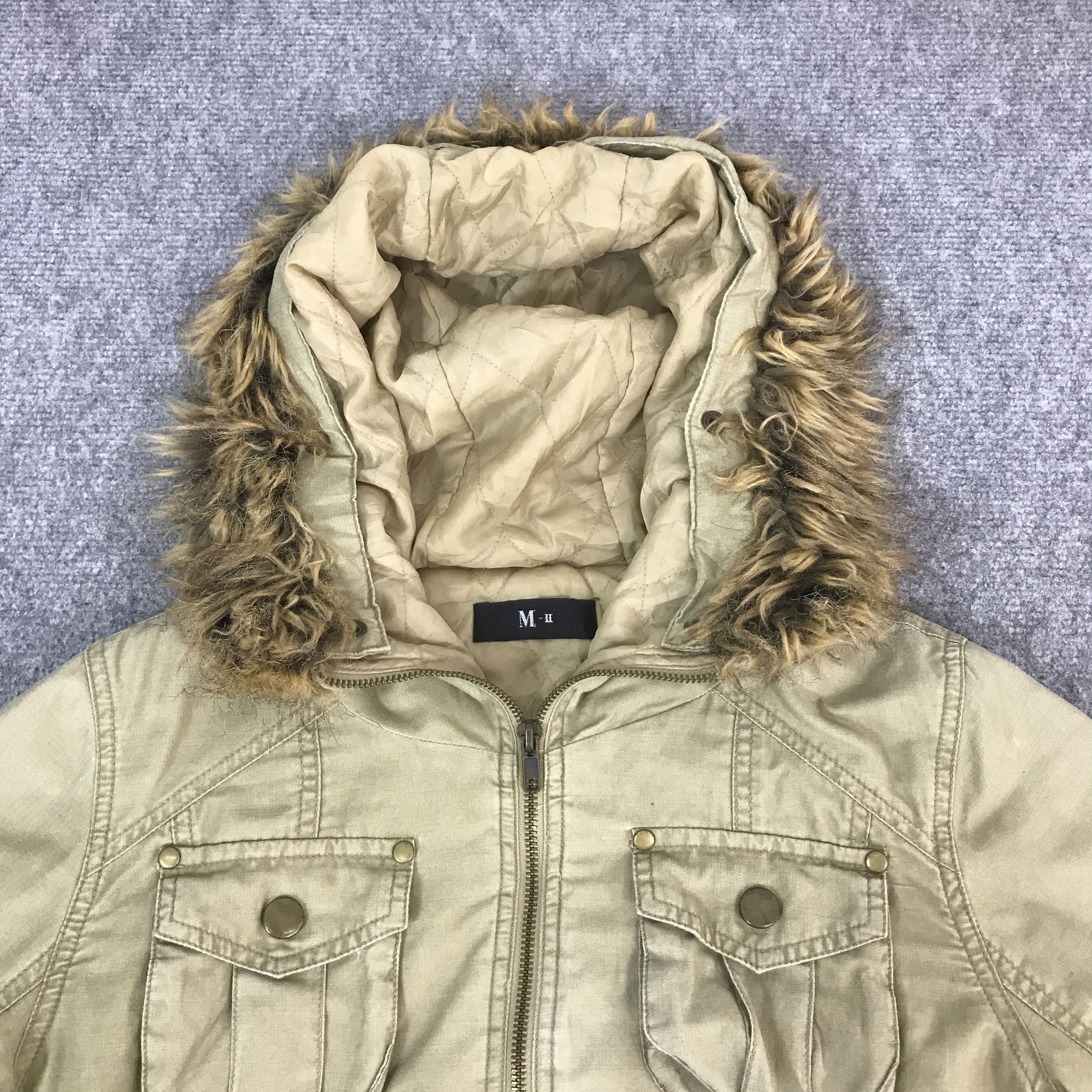Japanese Brand PUNK GOTHIC M-II FUR HOODIE JACKET K61B18 Size M / US 6-8 / IT 42-44 - 7 Thumbnail