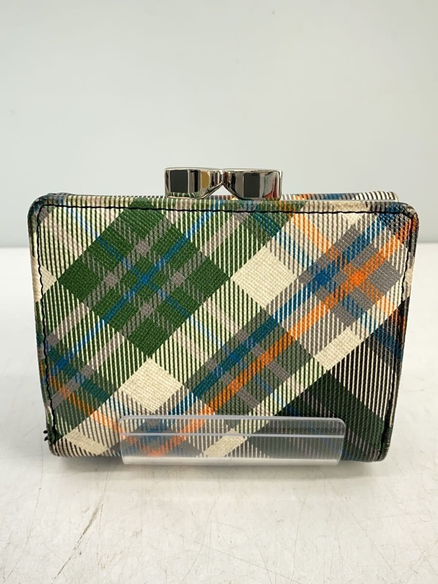 Vivienne Westwood Plaid Orb Vegan Leather Wallet Size ONE SIZE - 2 Thumbnail