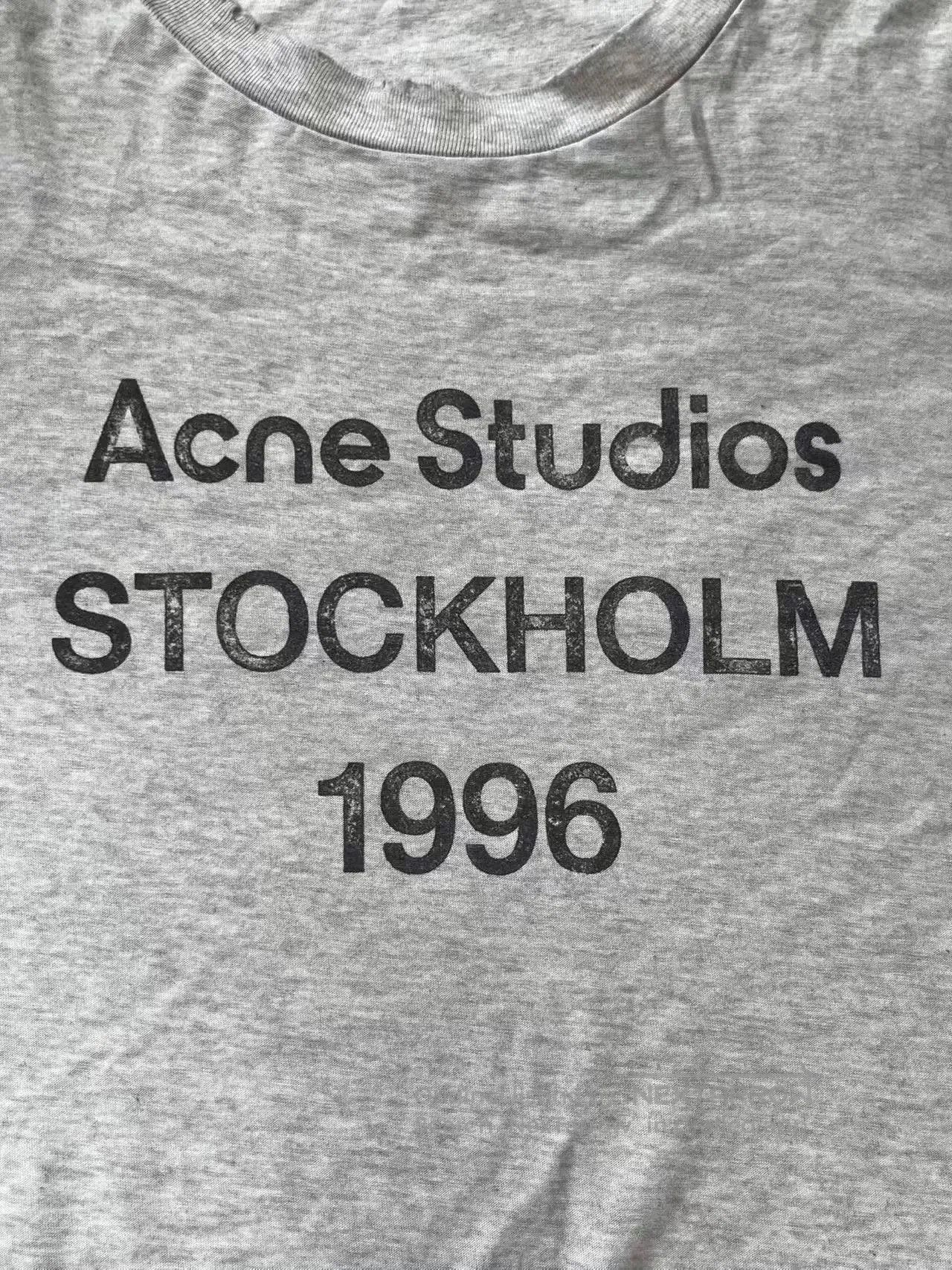 Acne Studios acne studios gray short sleeve t. Size XS / US 0-2 / IT 36-38 - 3 Thumbnail