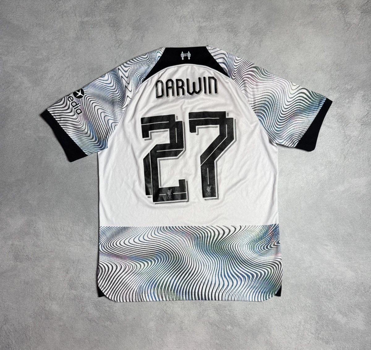 Nike Liverpool 2022 2023 Away Shirt Soccer Jersey Nike #27 Darwin Size US L / EU 52-54 / 3 - 2 Thumbnail