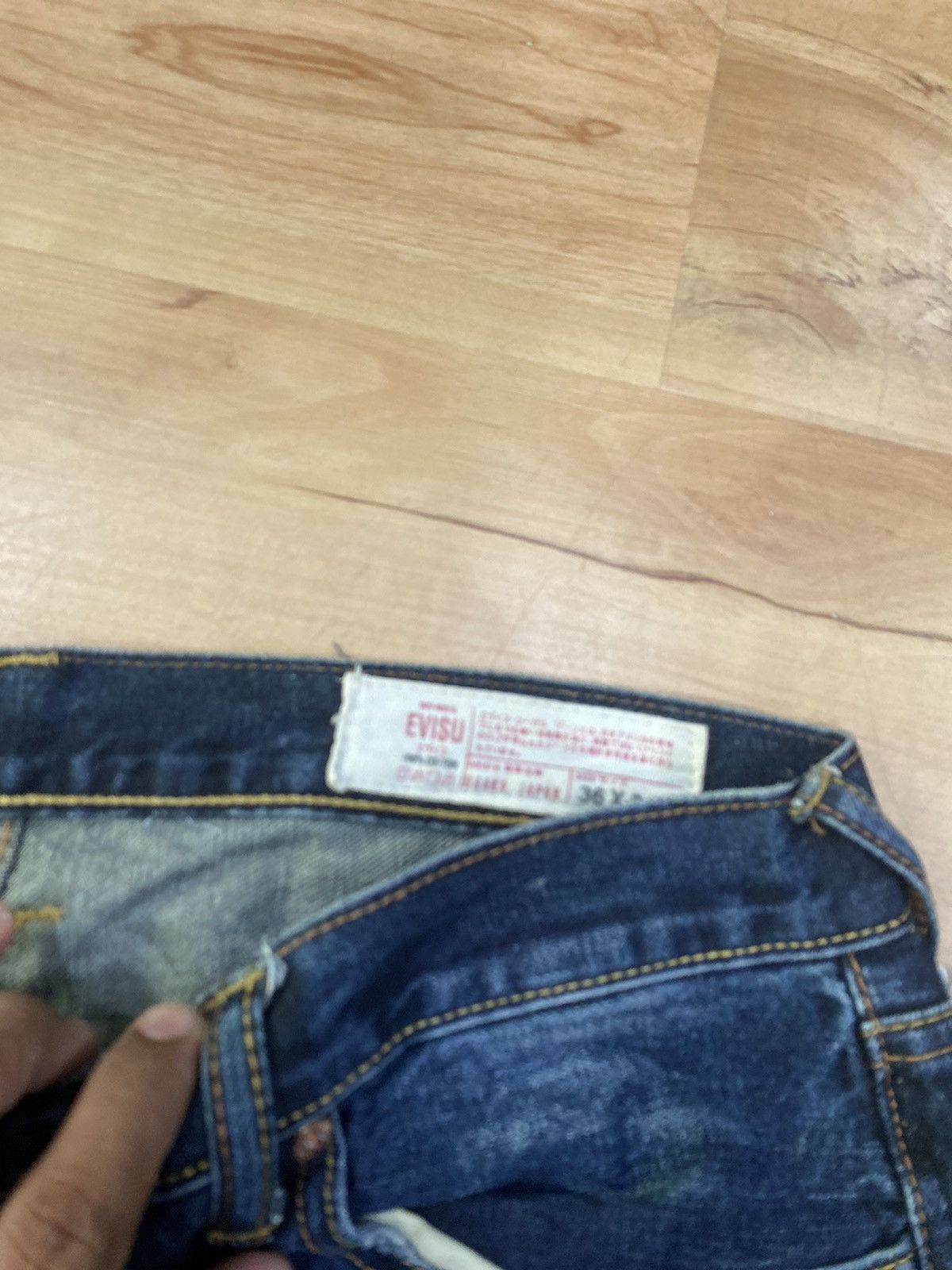 Evisu × Japanese Brand Vintage evisu jeans Size US 36 / EU 52 - 11 Thumbnail