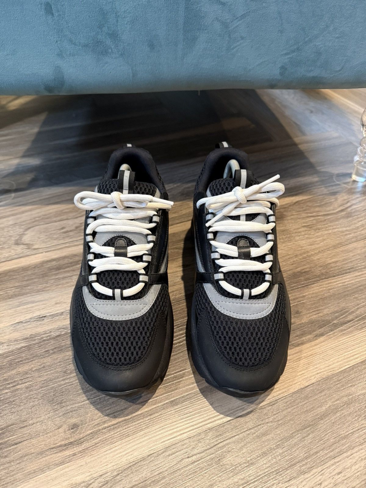 Dior Dior B22 Sneaker black silver Size US 10 / EU 43 - 1 Thumbnail