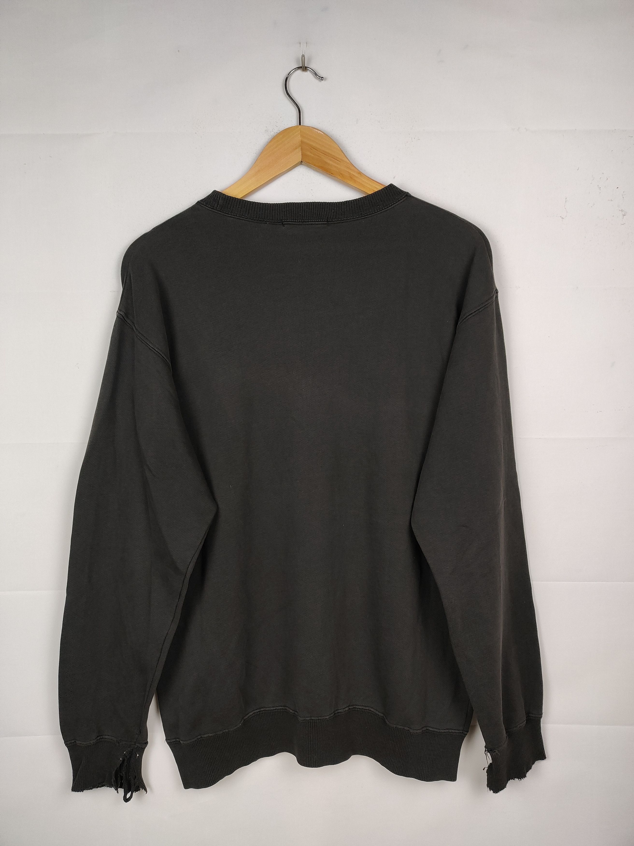 DC Comics × Vintage Vintage Distressed late 80s Batman Logo Sweatshirt Size US M / EU 48-50 / 2 - 6 Thumbnail