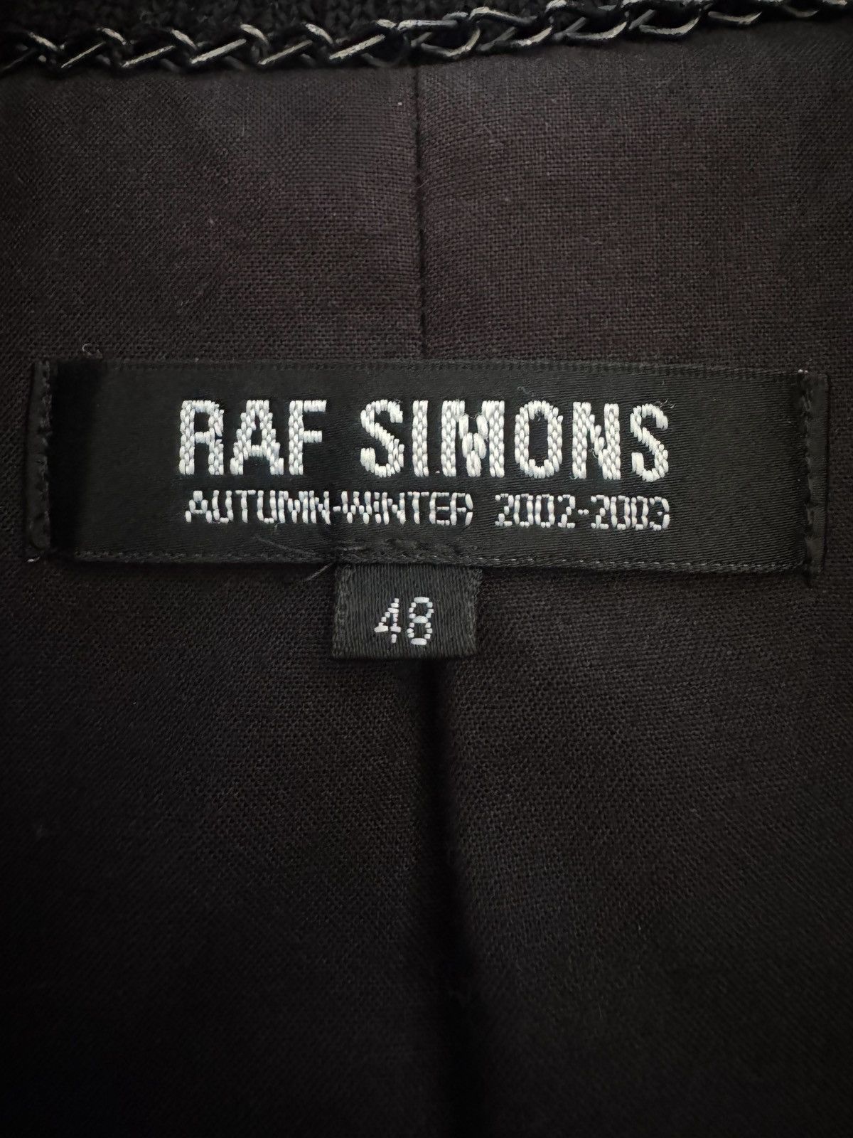 Raf Simons Raf Simons AW2002-2003 Virgina Creeper varsity jacket Size US L / EU 52-54 / 3 - 3 Thumbnail