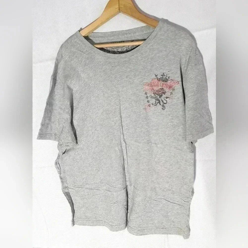 Express Men's Express "True Dominion" tshirt. Gray with red graphic Size US XXL / EU 58 / 5 - 2 Thumbnail