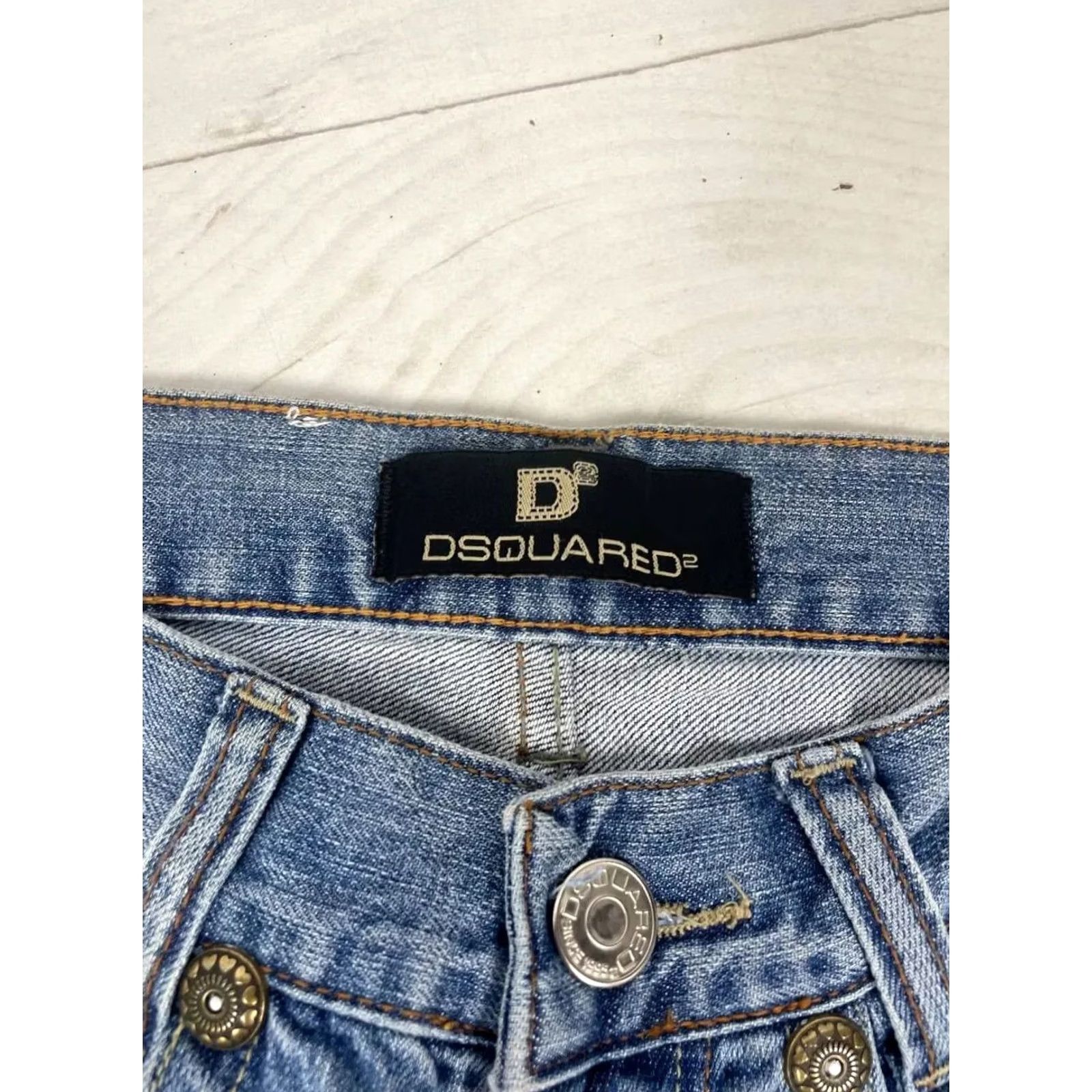 Dsquared2 Dsquared2 Jeans Baggy Logo Blue Size 29x34 90s Mens Size US 29 - 7 Thumbnail