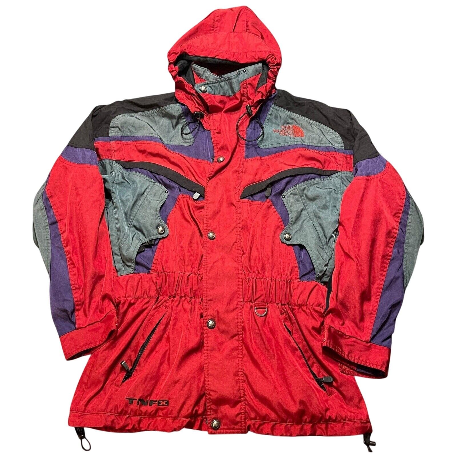The North Face Full Zip MultiColor TNFX Jacket L EUC 90s Vtg Outerwear