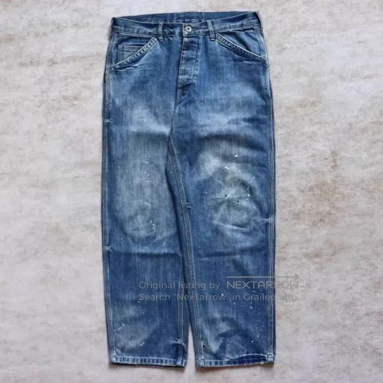 Neighborhood Neighborhood size S Splattered Washed Denim Jeans Size US 28 / EU 44 - 1 Thumbnail