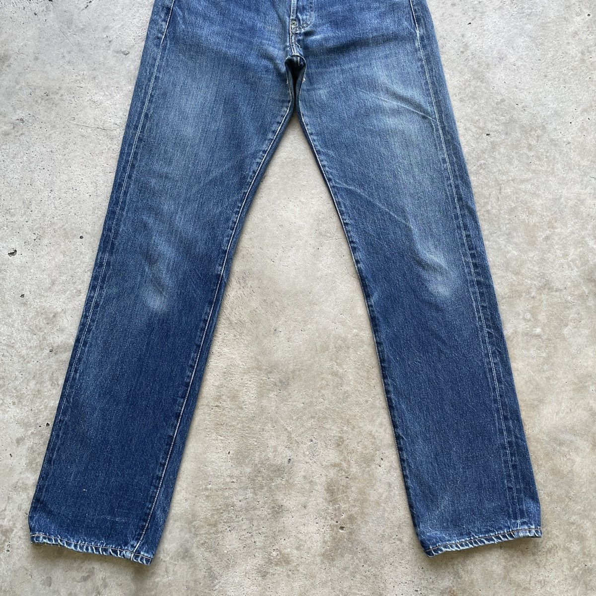 Levi's Vintage Levi’s Big E USA Faded Buckle Selvedge Jeans Pants Size US 28 / EU 44 - 5 Thumbnail