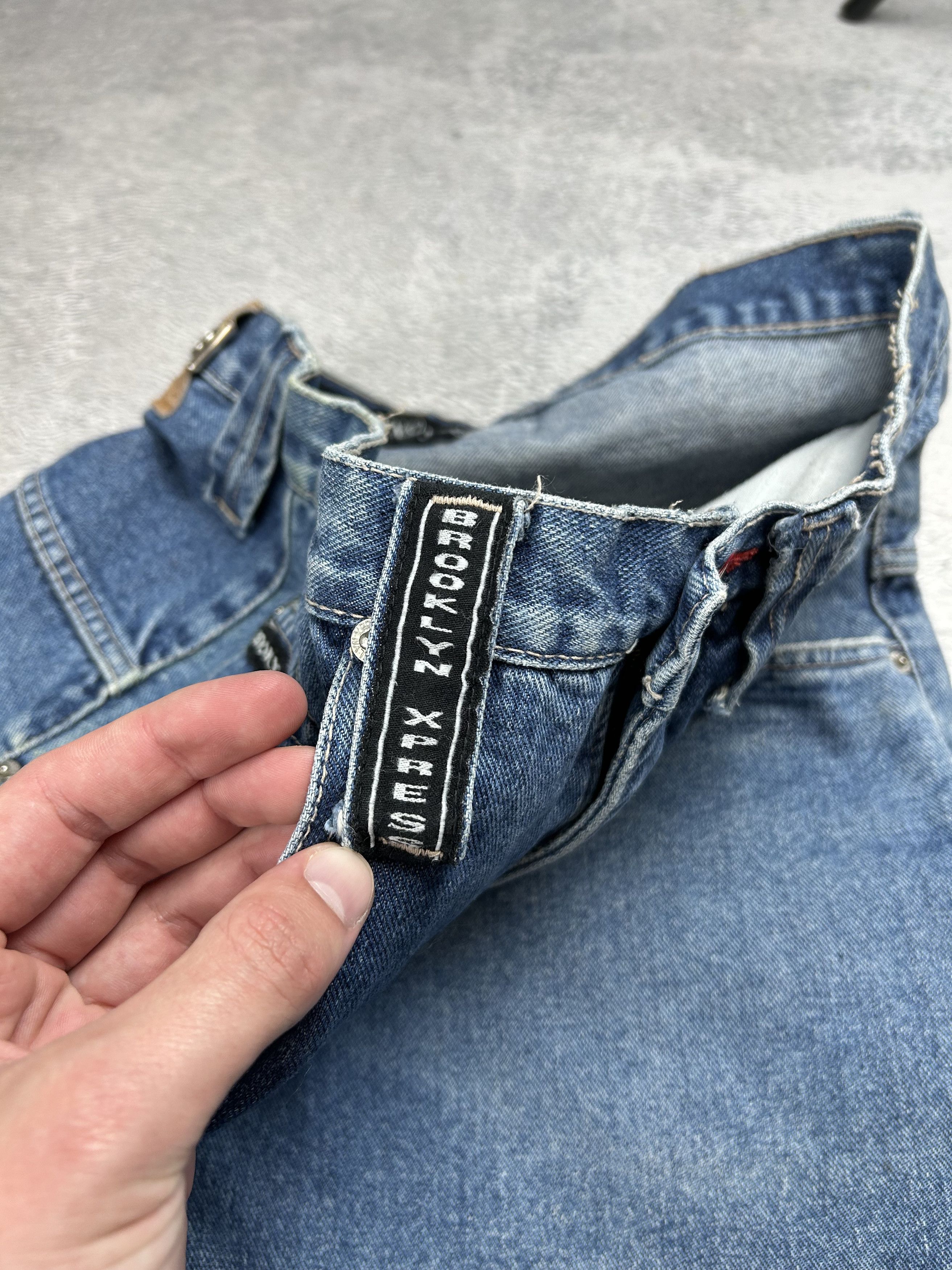 JNCO × Japanese Brand × Vintage Brooklyn Xpress Vintage carpenter jeans Baggy Work wear Rap Size US 36 / EU 52 - 12 Thumbnail