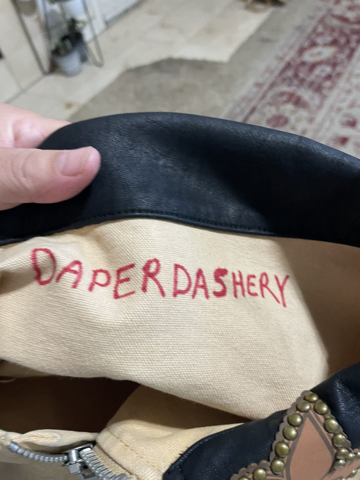 Other DaperDashery Fleur De Lis Denim Workwear jacket Size US XXL / EU 58 / 5 - 9 Thumbnail