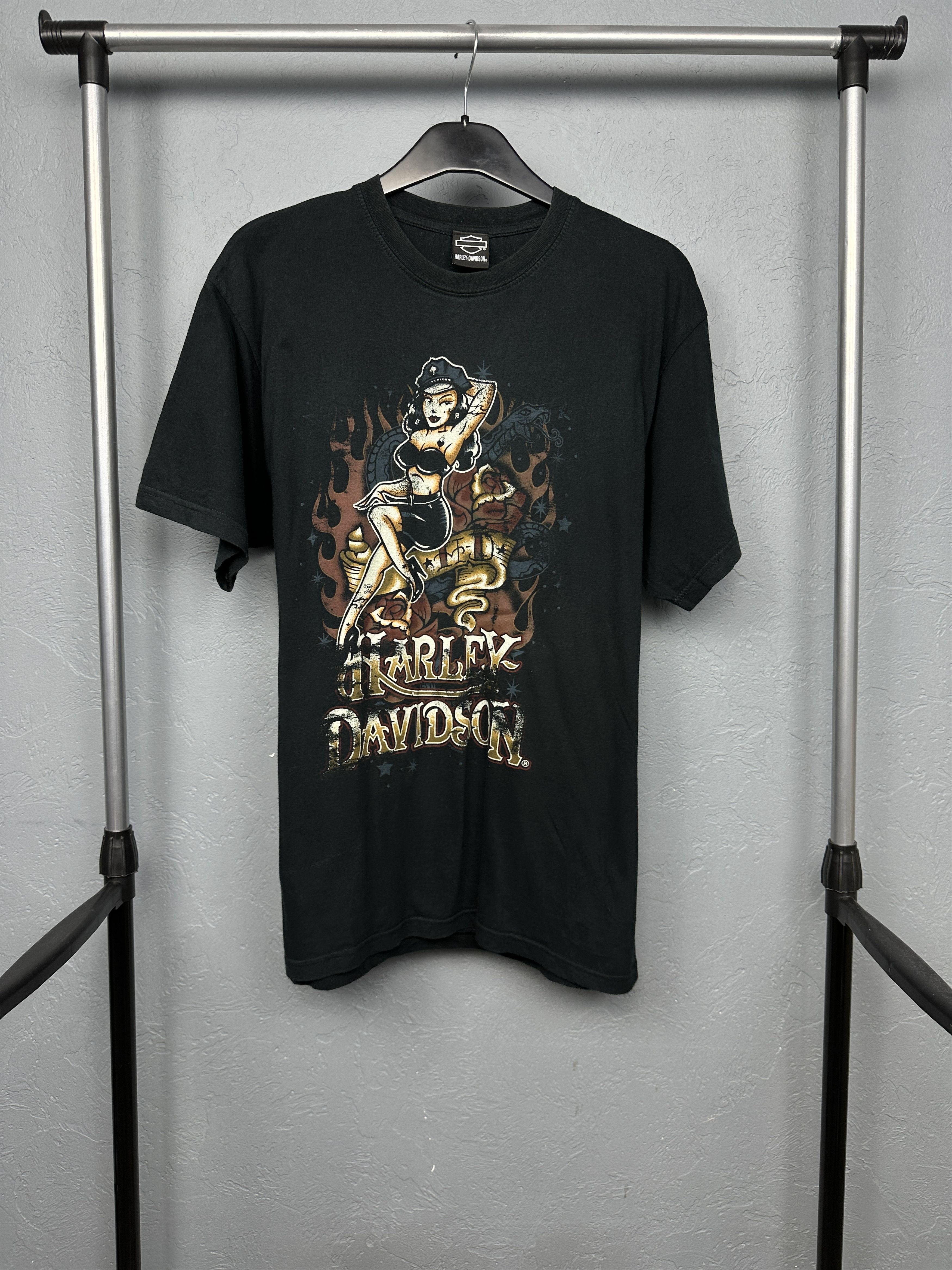 Harley Davidson Harley Davidson Mens Biker T-Shirt Size US M / EU 48-50 / 2 - 1 Thumbnail