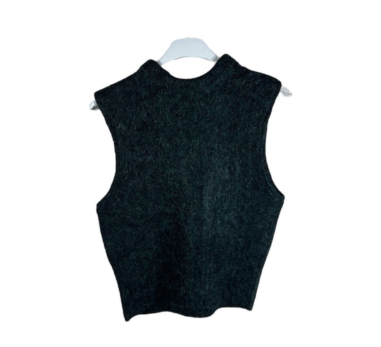 Acne Studios Acne studios wool mohair dark green vest sweater sleeveless Size S / US 4 / IT 40 - 2 Thumbnail