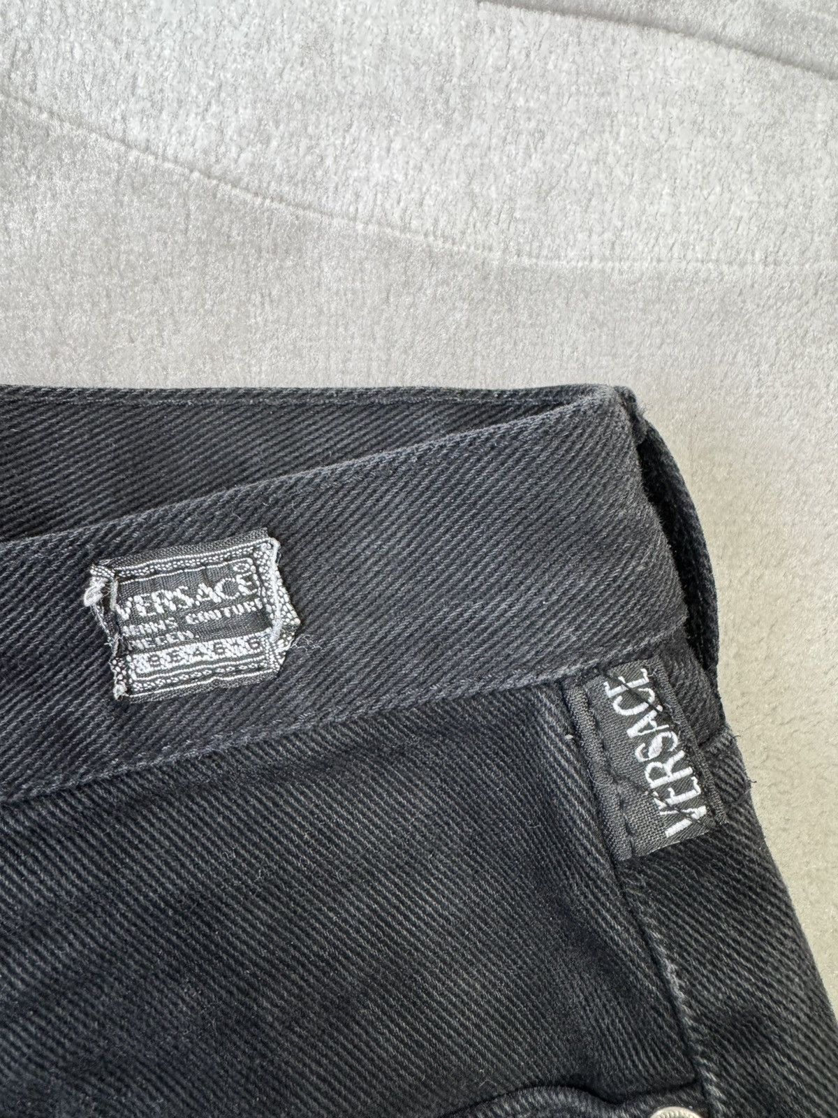 Versace Versace Jeans Couture Vintage 90S Big Logo Cowboy Jeans 30 Size US 30 / EU 46 - 9 Thumbnail