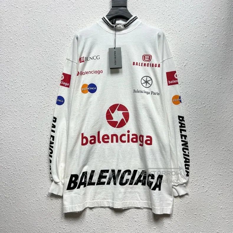 Balenciaga Balenciaga Racing Logo Print Sweatshirt. Size US L / EU 52-54 / 3 - 1 Thumbnail
