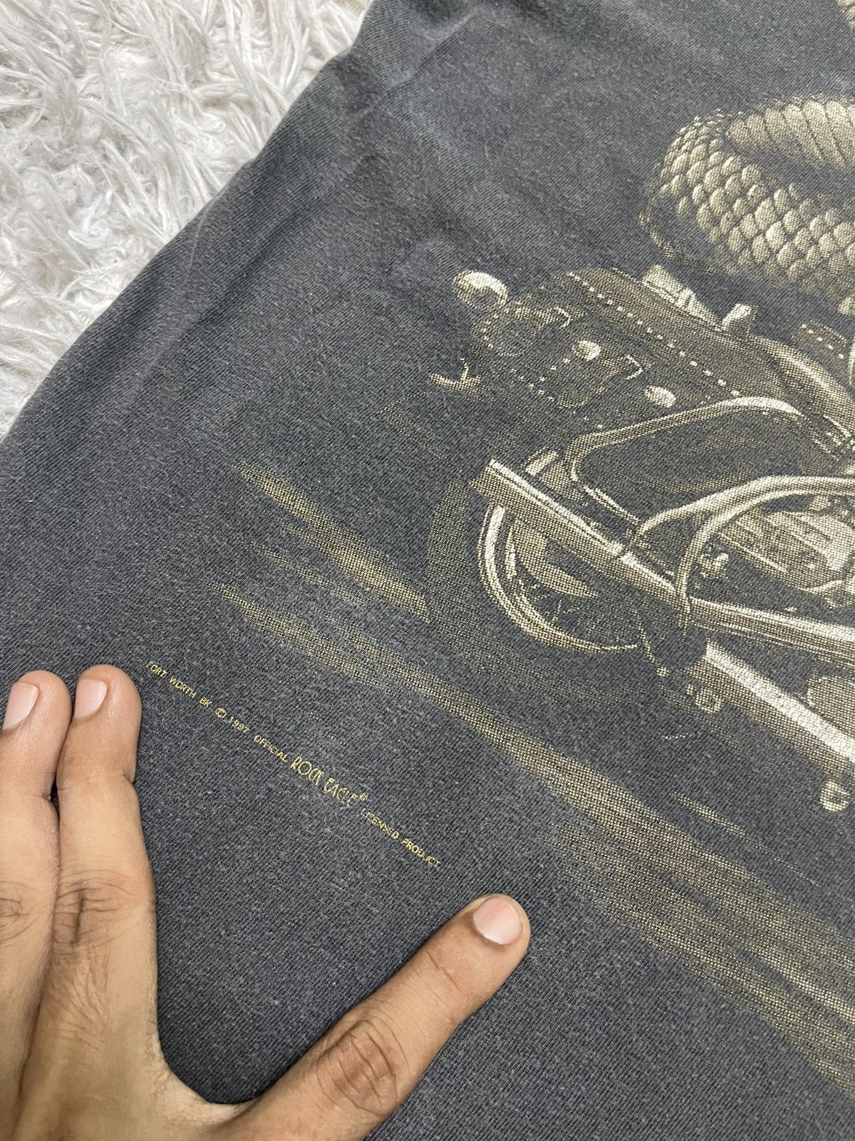 Other 1990s HARLEY DAVIDSON INSPIRED FLYBEANS RARE OVERPRINT SHIRT Size US L / EU 52-54 / 3 - 13 Thumbnail