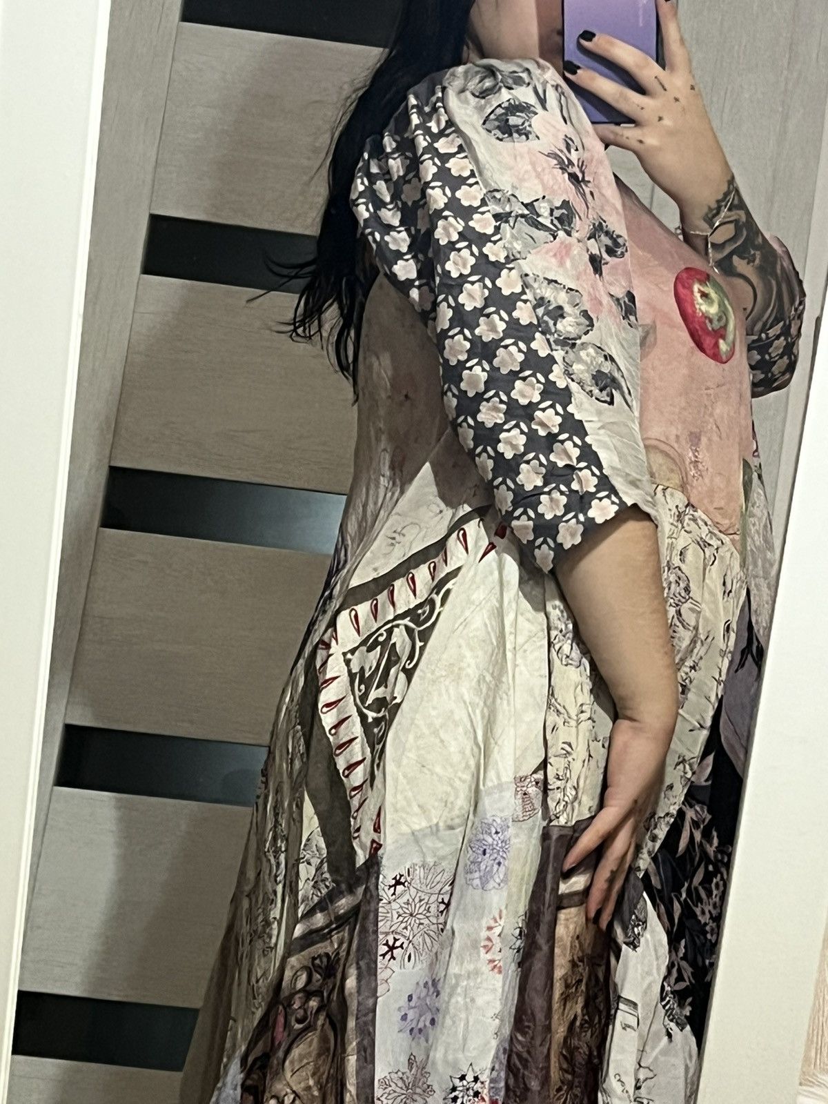 Vintage Boho hippie style maxi dress Size ONE SIZE - 5 Thumbnail