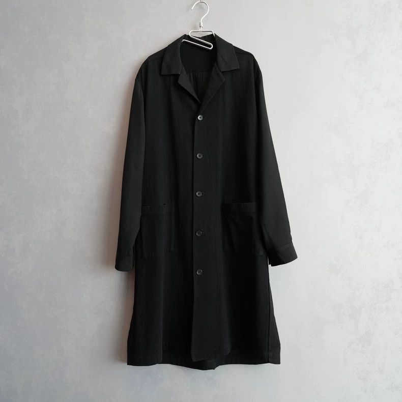 Yohji Yamamoto Yohji Yamamoto Yohji Yamamoto Silk Patchwork Coat Size US M / EU 48-50 / 2 - 1 Thumbnail