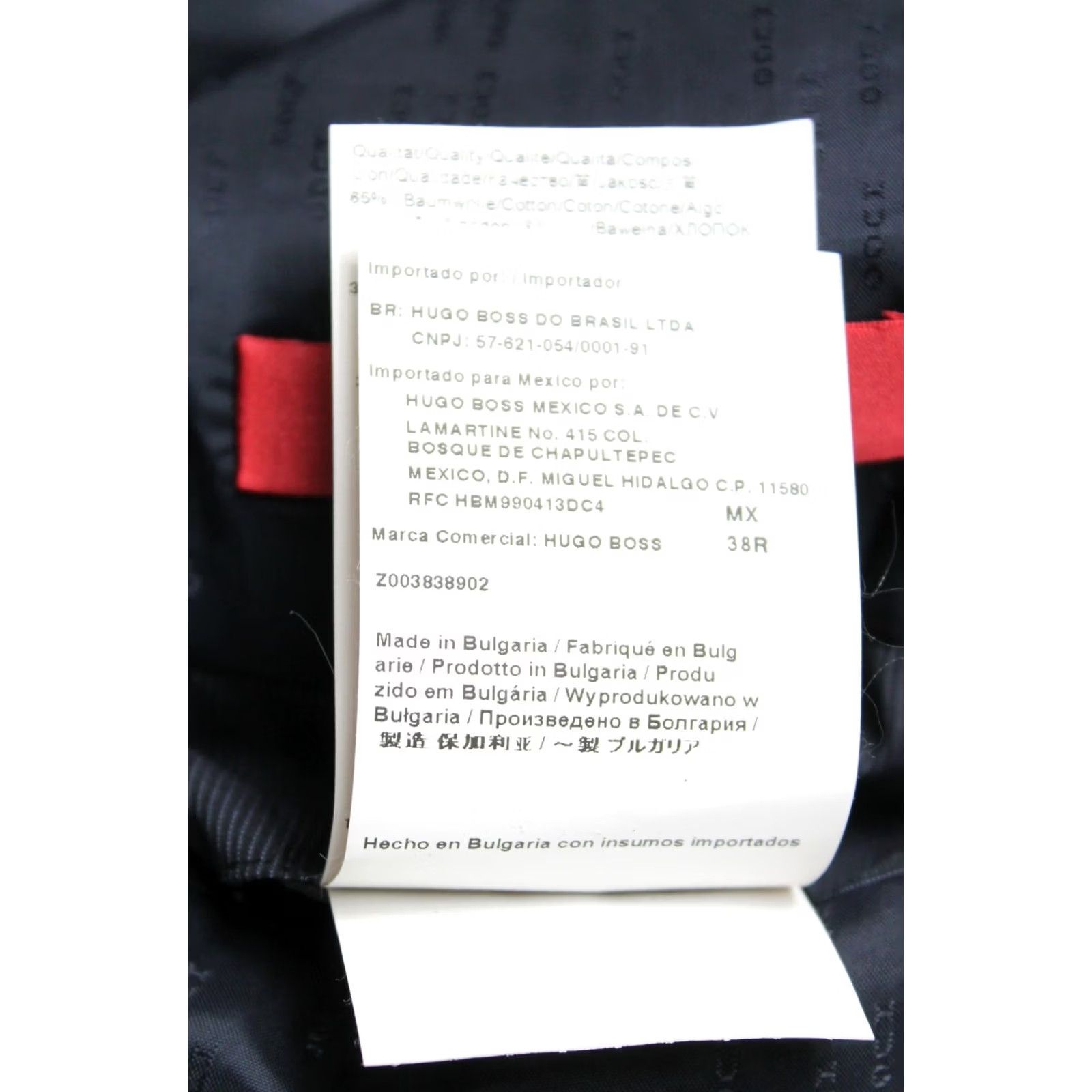 Hugo Boss Hugo Boss Blazer Men Single Breasted Pinstriped Notch Blue US 38R Aiko1/Heise Size 38R - 7 Thumbnail