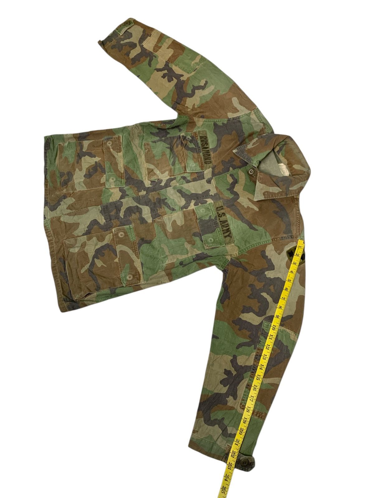 Other Rare Design Vintage U.S. Army (BDU) Woodland Camo Shirt Size L / US 10 / IT 46 - 10 Thumbnail