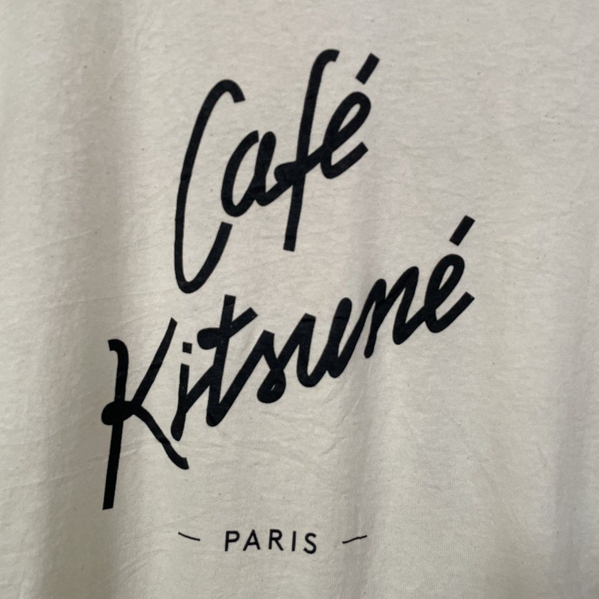 Maison Kitsune Maison Kitsune Cafe Kitsune Paris Made in Portugal T Shirt Size US L / EU 52-54 / 3 - 2 Thumbnail