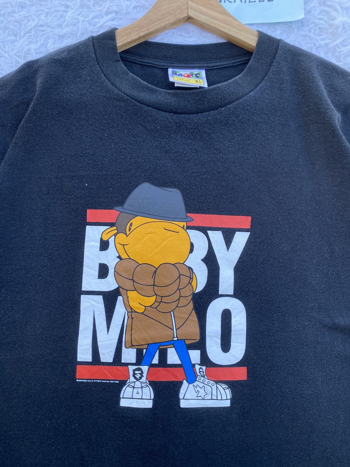 Bape Rare BAPE Baby Milo Printed XL size Tee Size US XL / EU 56 / 4 - 9 Thumbnail