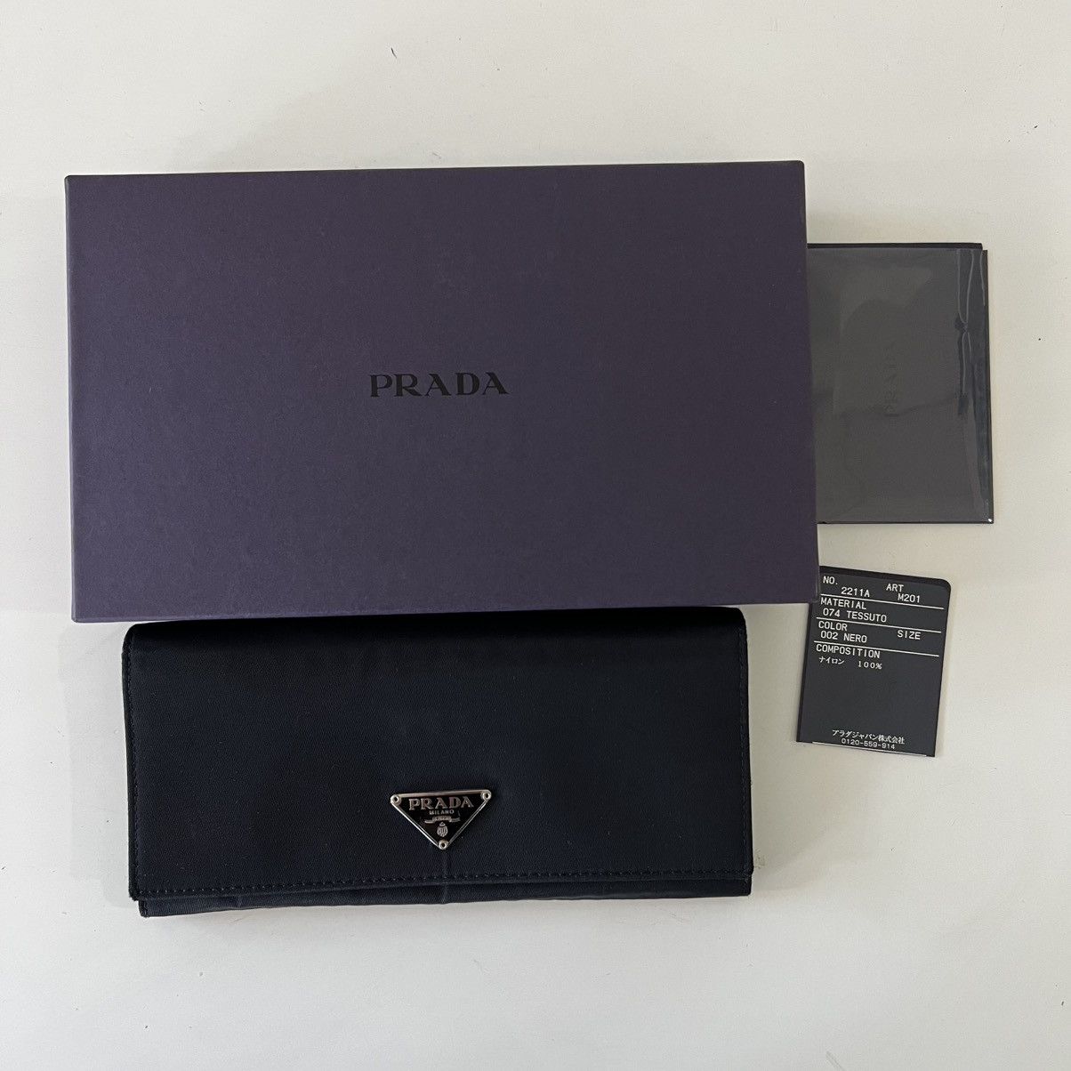 Prada Prada tessuto long wallet Size ONE SIZE - 1 Thumbnail