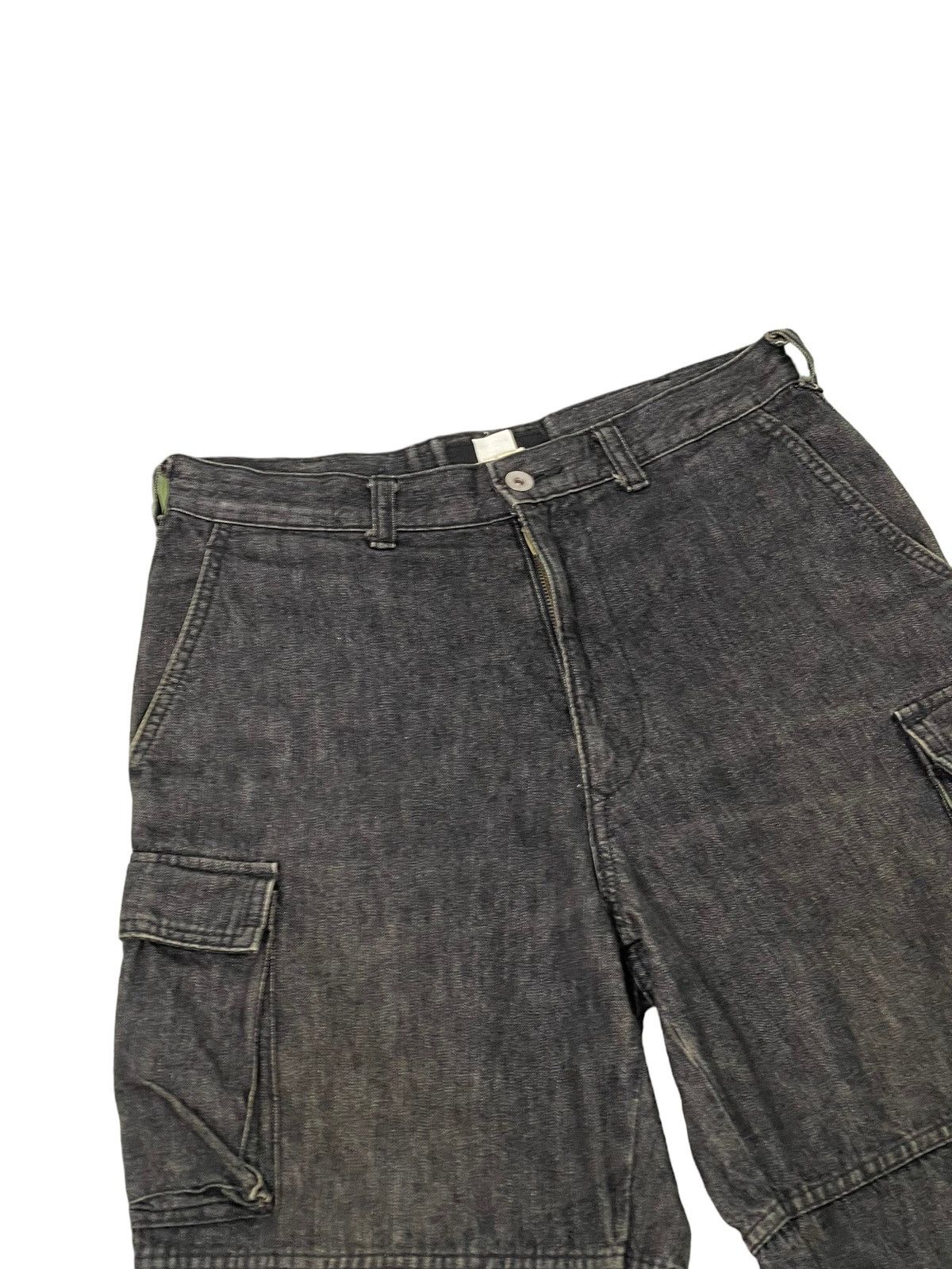 Japanese Brand Loose Cargo Jeans Scanner Japan 6🟦6 Size US 31 - 17 Thumbnail