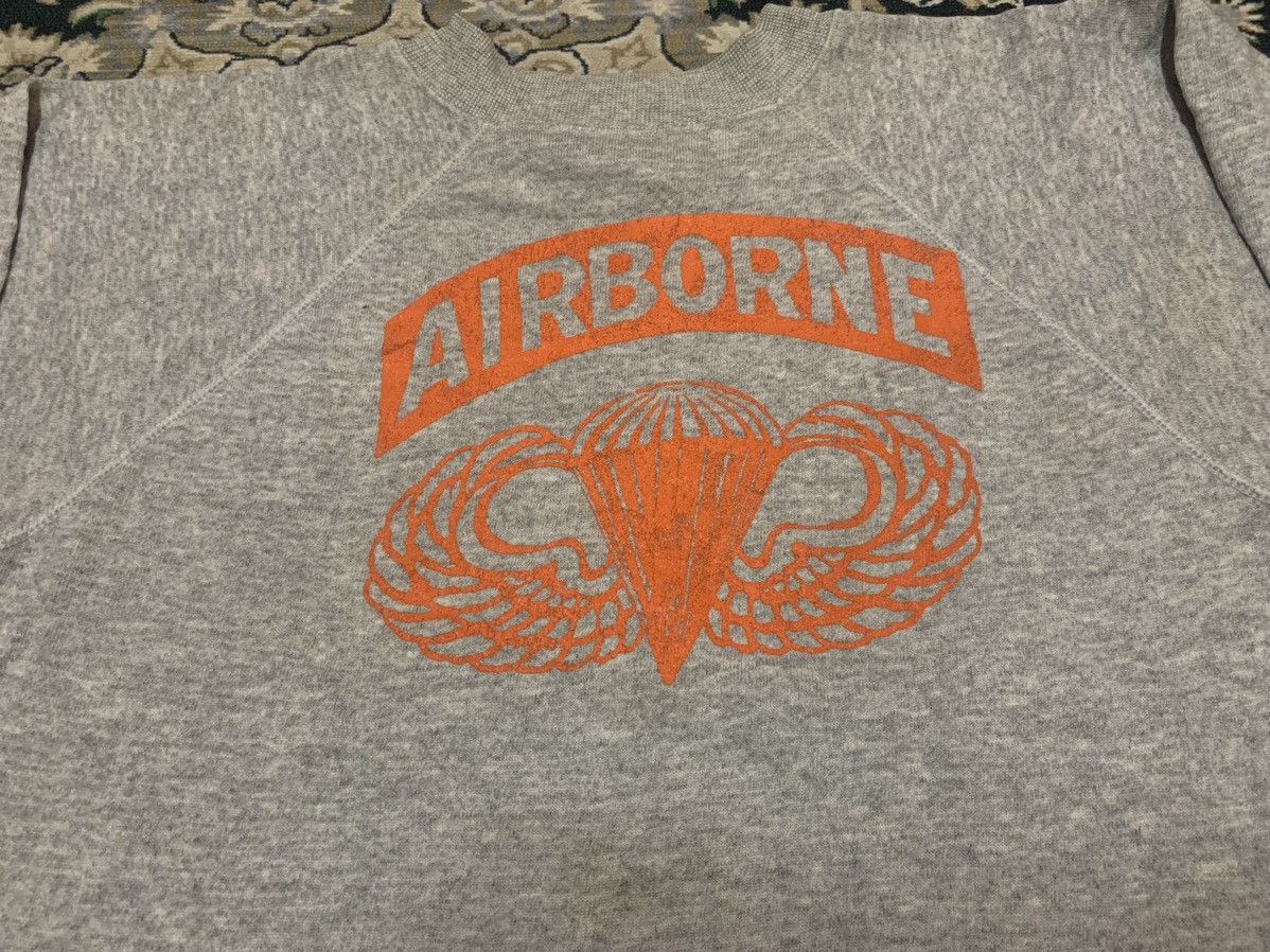 Vintage 70s RARE AIRBONE SWEATSHIRT BIG LOGO Size US S / EU 44-46 / 1 - 3 Thumbnail