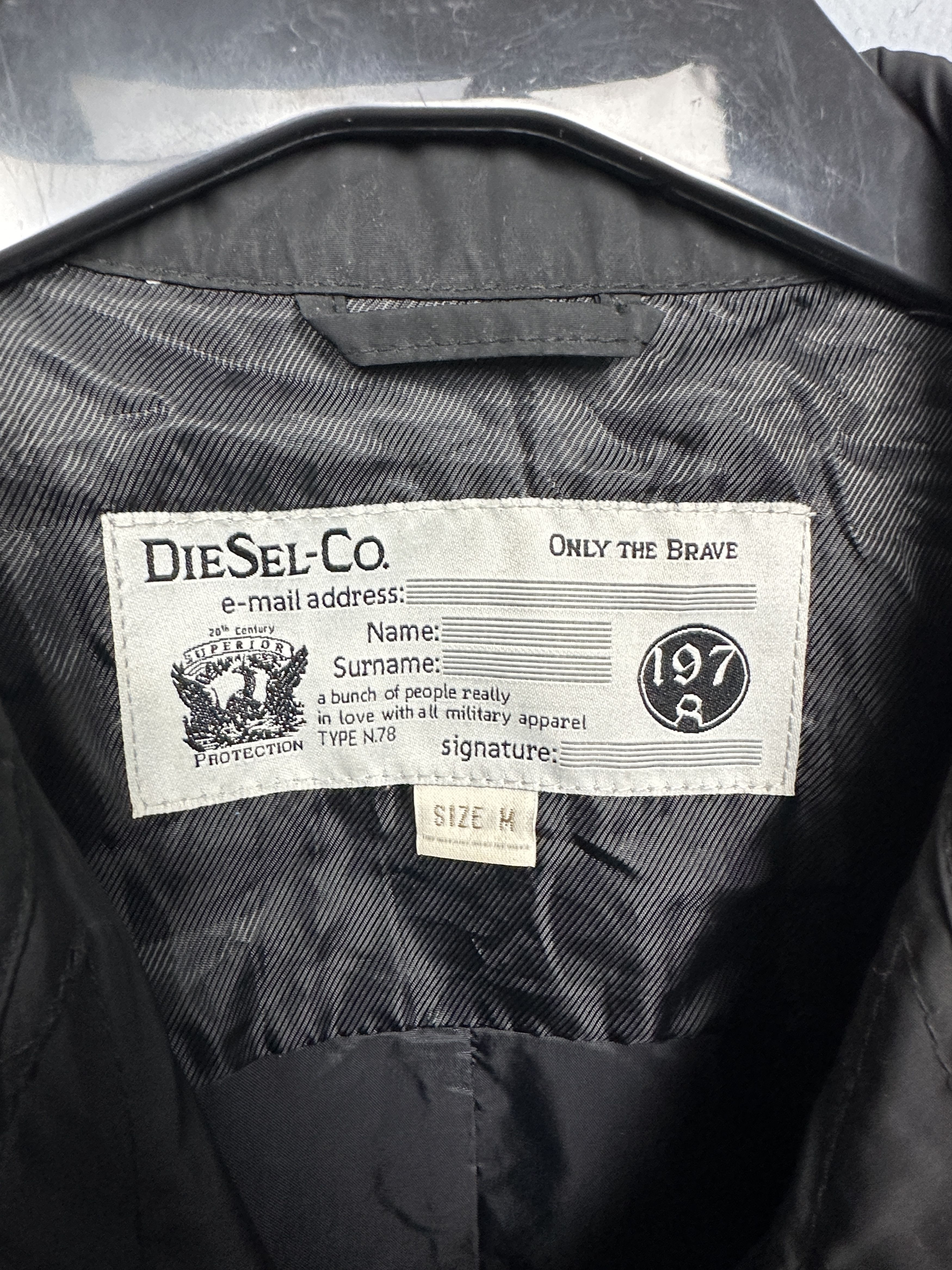 Diesel Diesel Mens Nylon Jacket Size US M / EU 48-50 / 2 - 3 Thumbnail