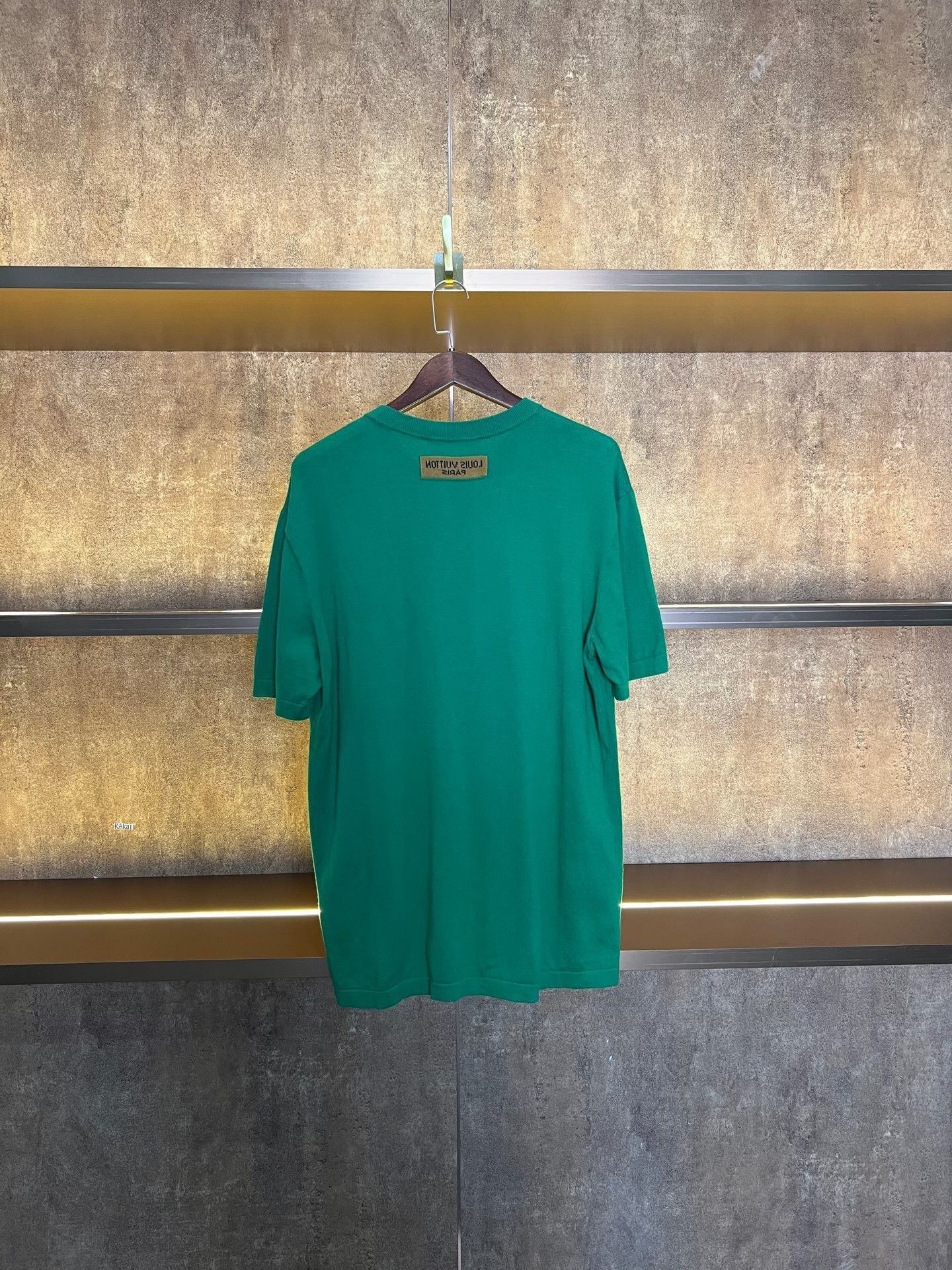 Louis Vuitton Louis Vuitton Green Knit Short Sleeve Size US XXL / EU 58 / 5 - 2 Thumbnail
