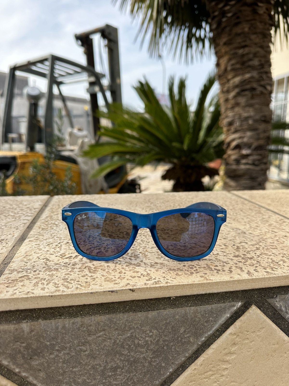 RayBan RayBan Sunglasses Blue OL10 Size ONE SIZE - 2 Thumbnail