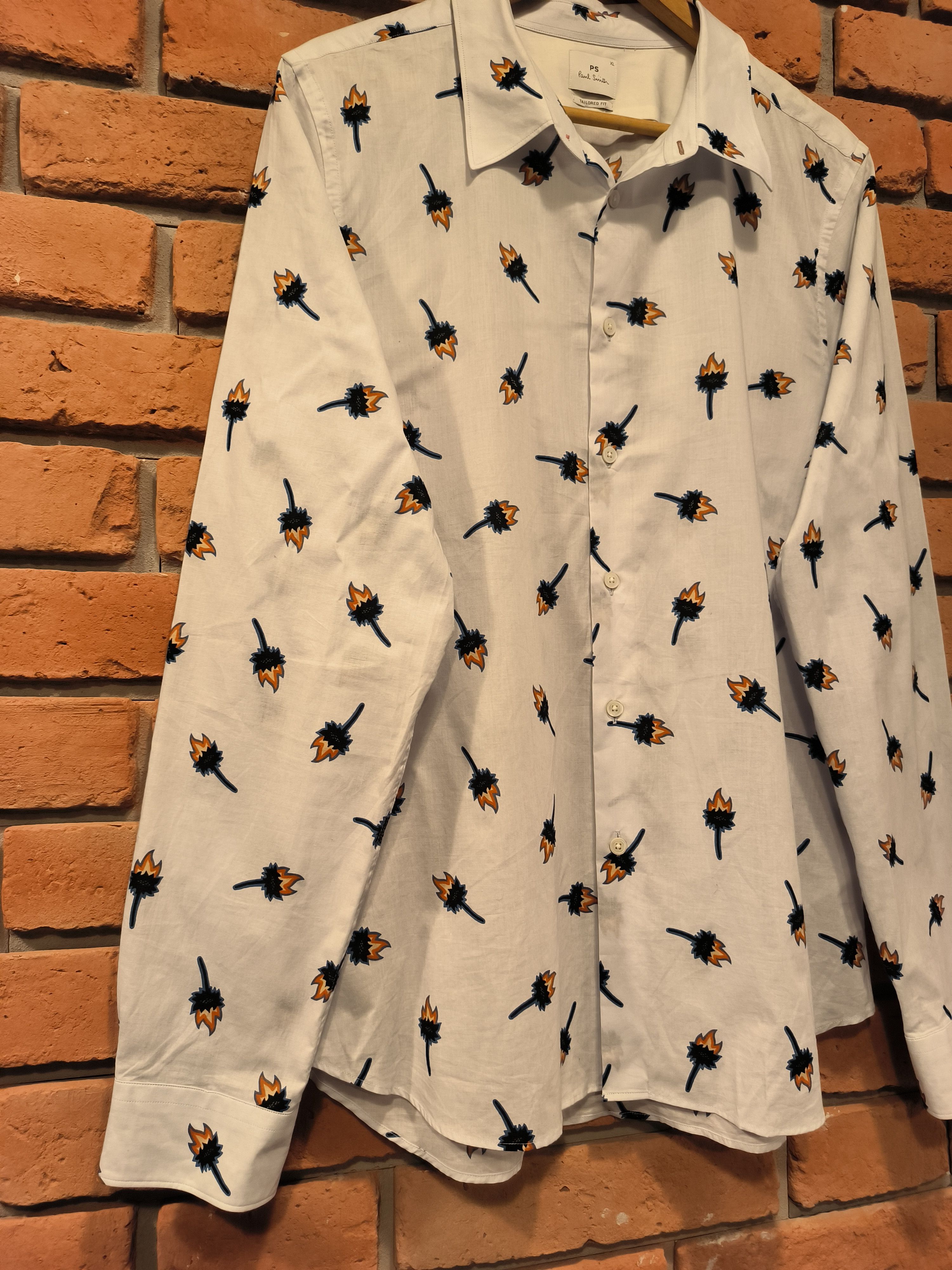 Paul Smith Paul Smith PS Shirt Long Sleeve Button-Up White Size US XL / EU 56 / 4 - 3 Thumbnail