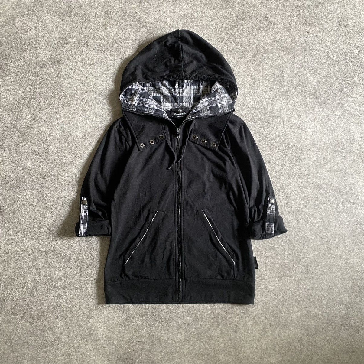 BERNINGS SHO Bernings Sho Archive Zip Plaid Hoodie Size US S / EU 44-46 / 1 - 2 Thumbnail