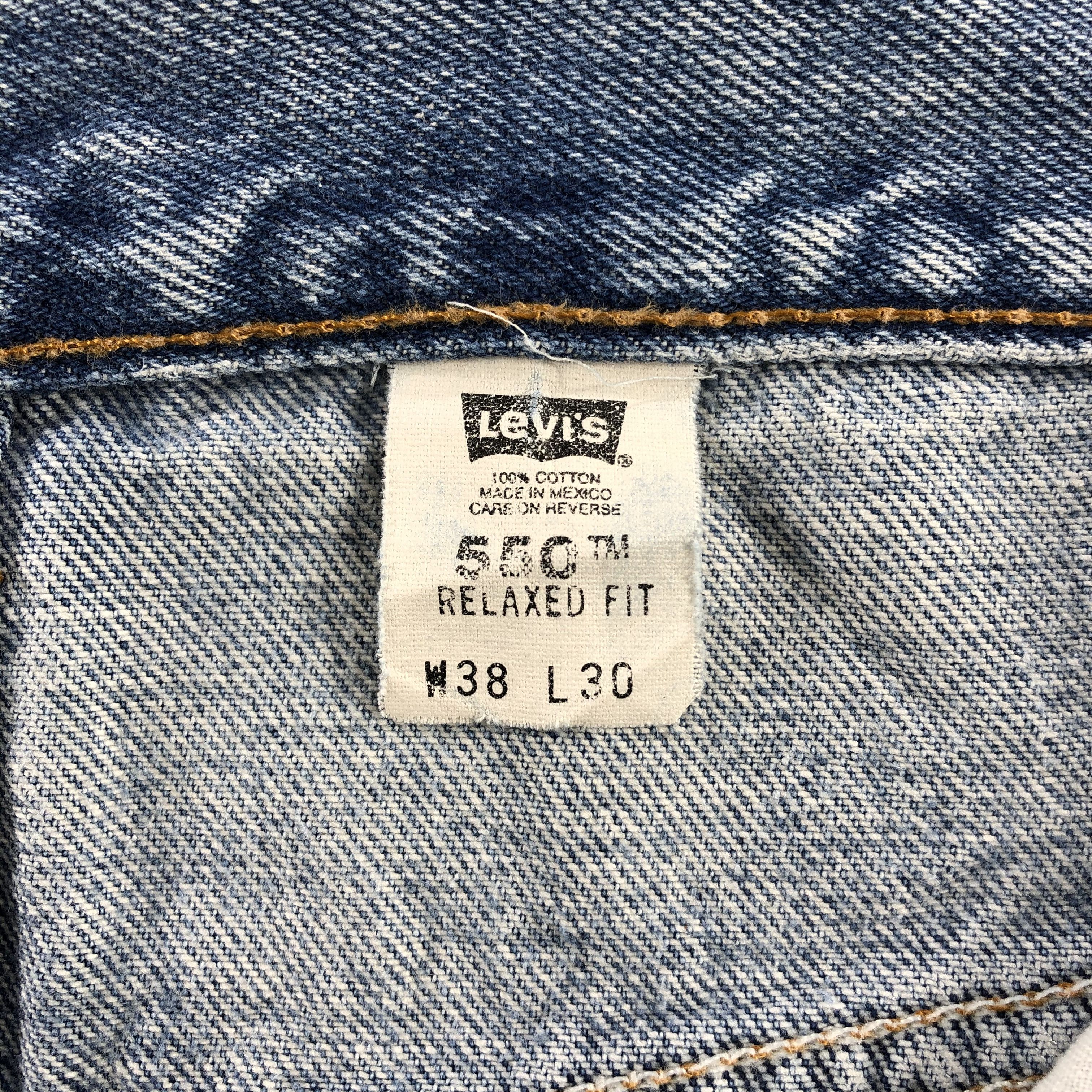 Levi's Light Wash Vintage Levis 550 Jeans-J1180 Size US 36 / EU 52 - 10 Thumbnail