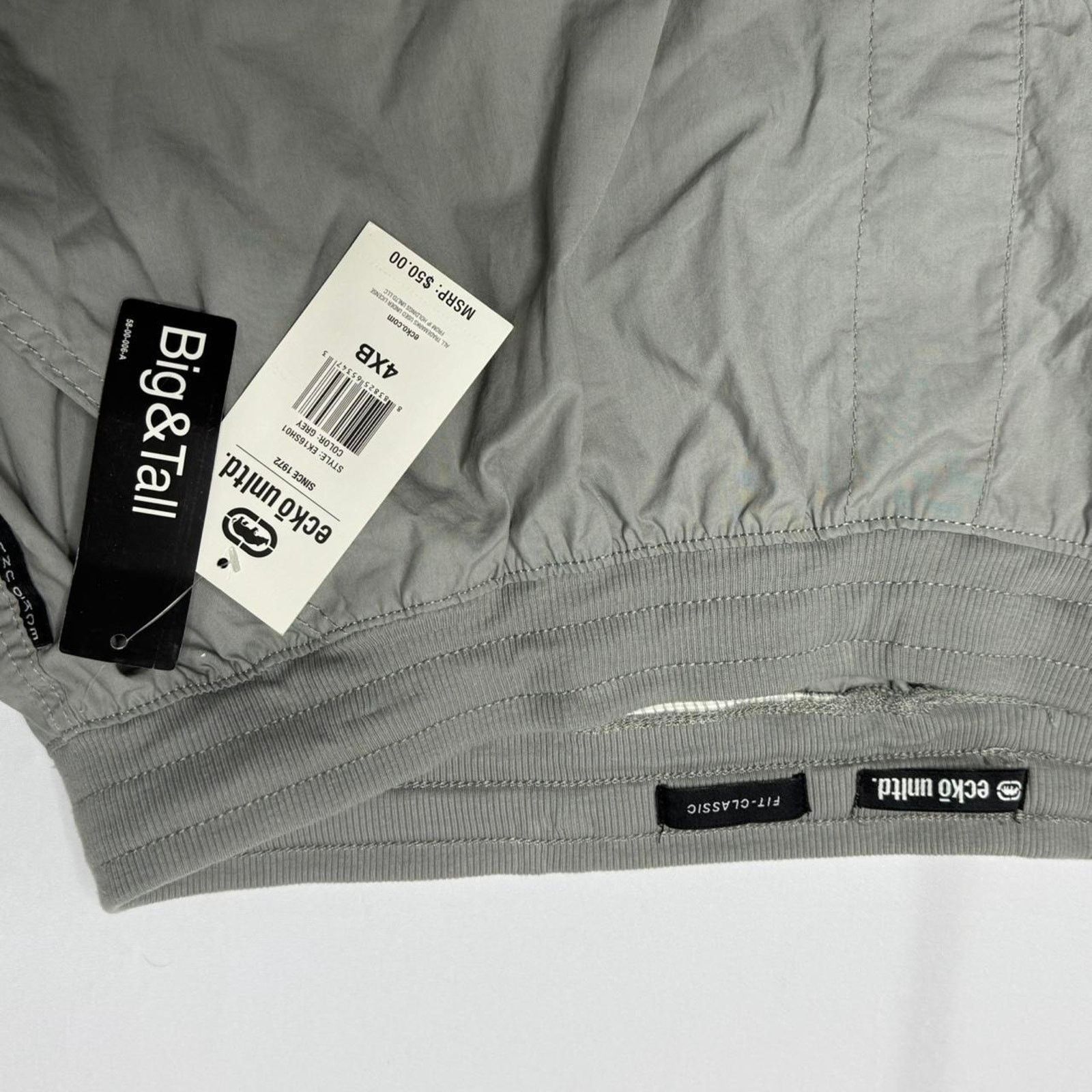 Ecko Unltd. Ecko Unltd Big & Tall Men’s 4X Classic Cargo Shorts Gray NWT Size US 44 / EU 60 - 3 Thumbnail