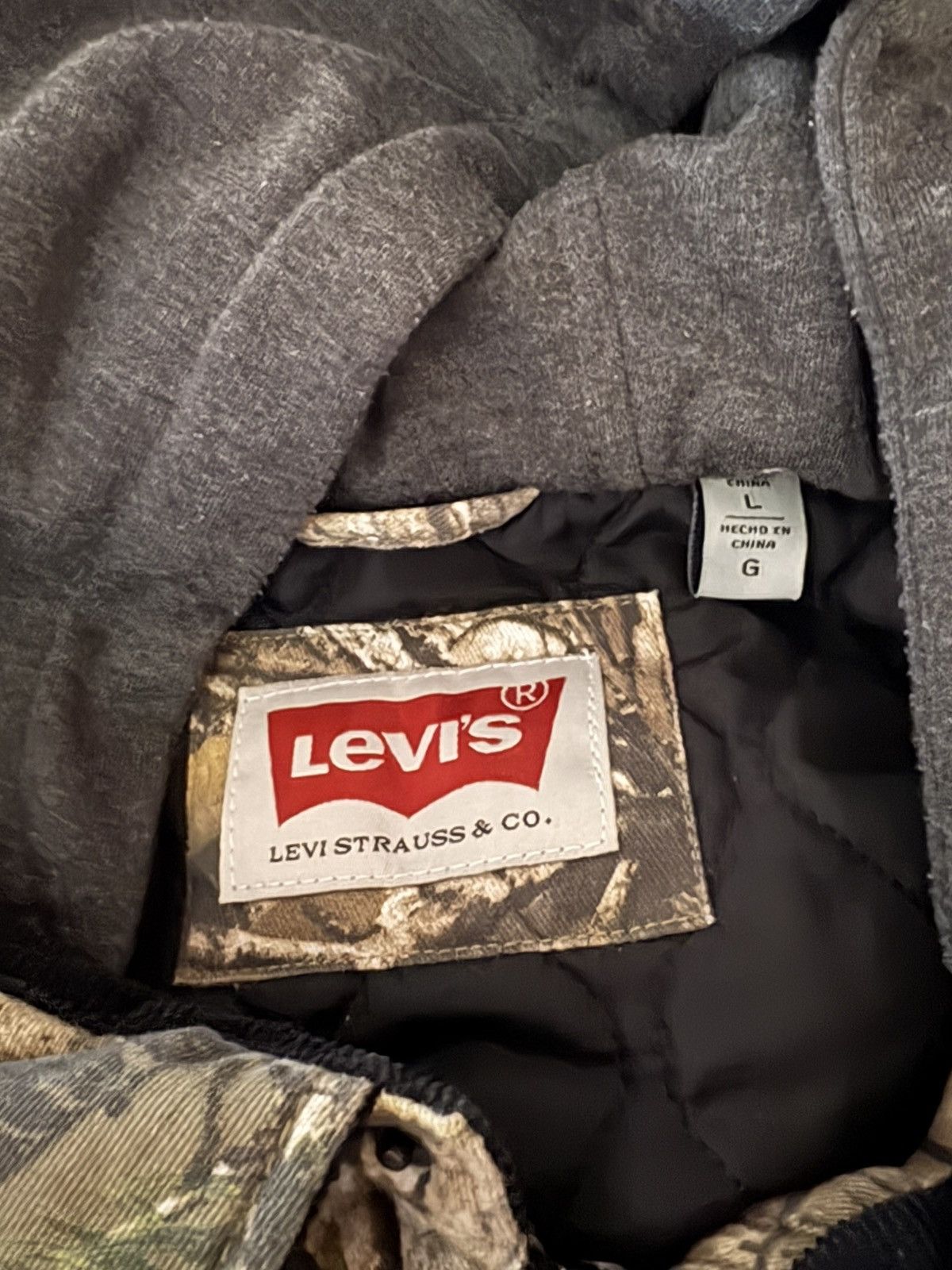 Levi's Levi’sxRealtree Camo Outdoor Hunting Jacket Size US L / EU 52-54 / 3 - 4 Thumbnail