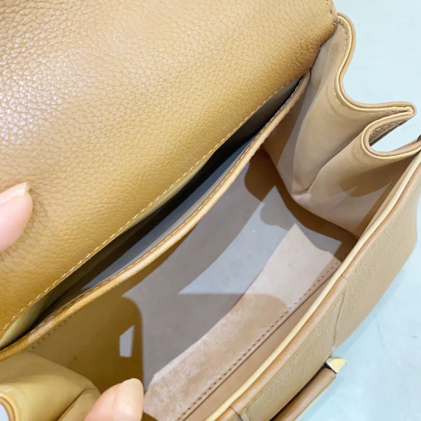 Delvaux Delvaux Brillant Caramel Leather Handbag Size ONE SIZE - 8 Thumbnail
