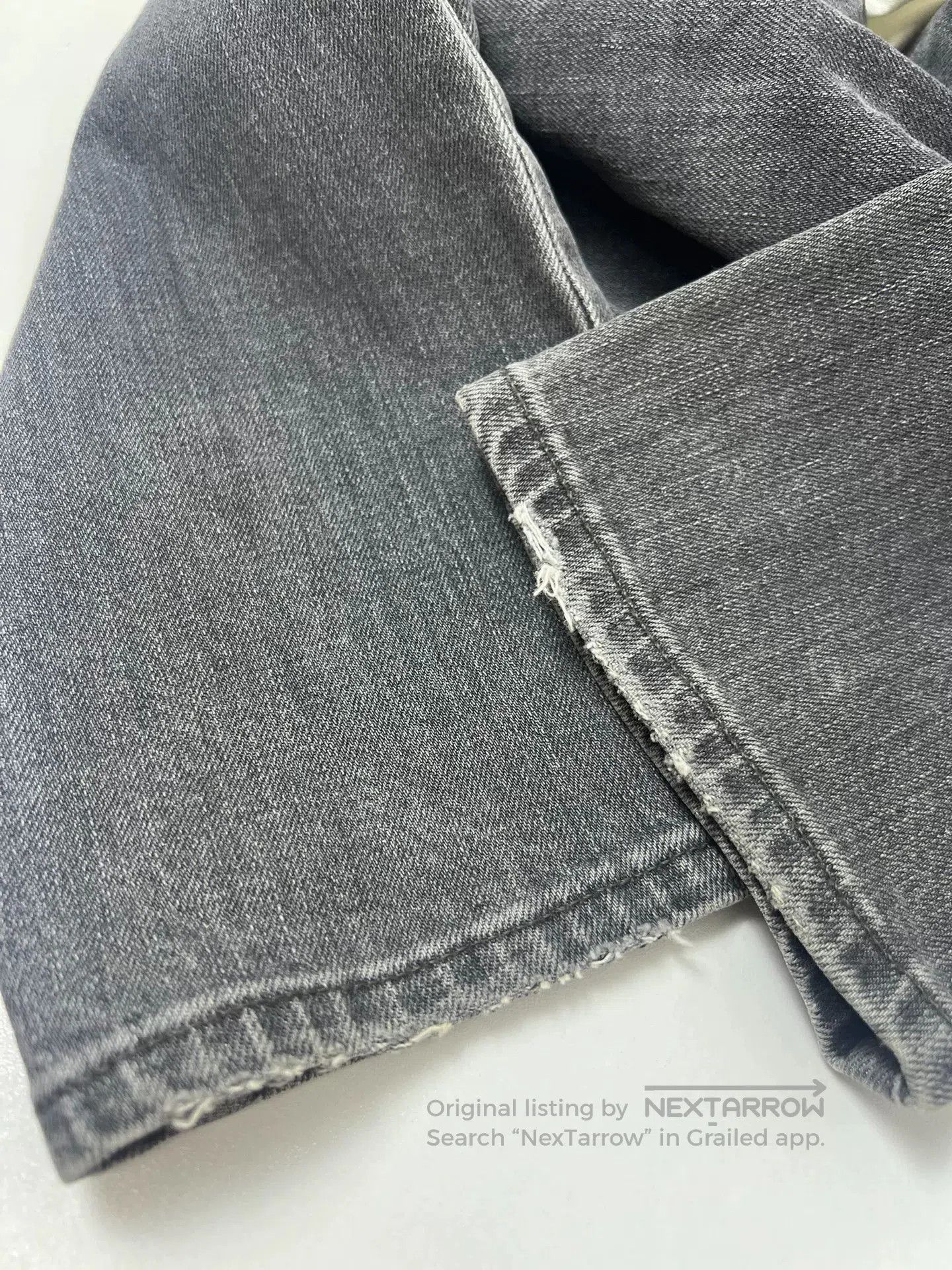 Saint Laurent Paris Saint Laurent Gray Denim Pants SLP16FW. Size US 28 / EU 44 - 3 Thumbnail