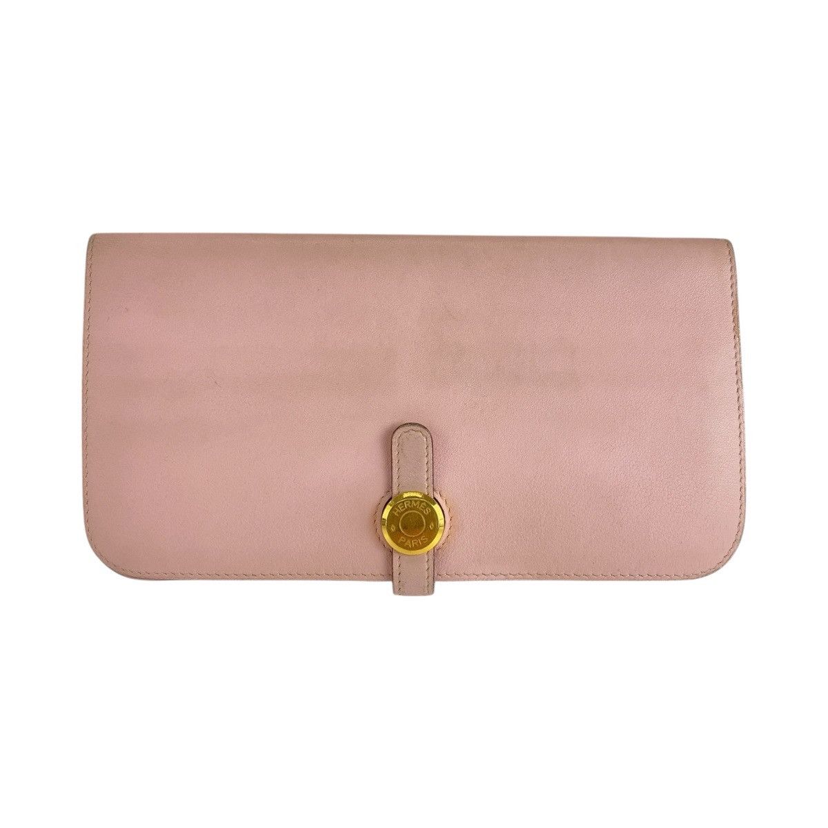 Hermes Hermès Dogon Long Veau Swift Long Wallet Leather Long Wallet Stamp T DUTY FREE for USA