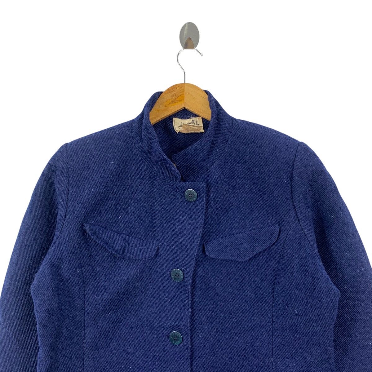 Hermes Distressed Vintage 80s HERMES PARIS France Multi PocketsCoat Size M / US 6-8 / IT 42-44 - 3 Thumbnail